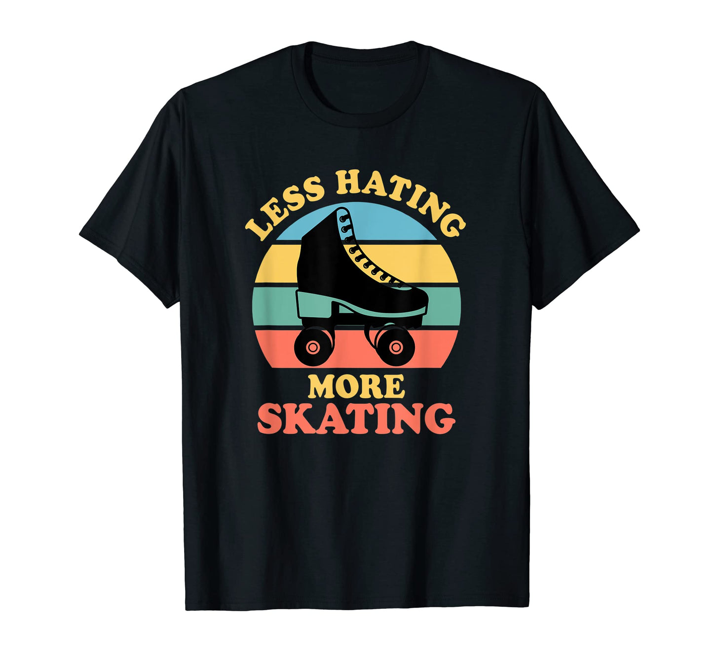 Roller Skating 70S 80S Roller Disco T-Shirt - Minimalist Print for Adults - T-Shirt, Sweatshirt, Hoodie