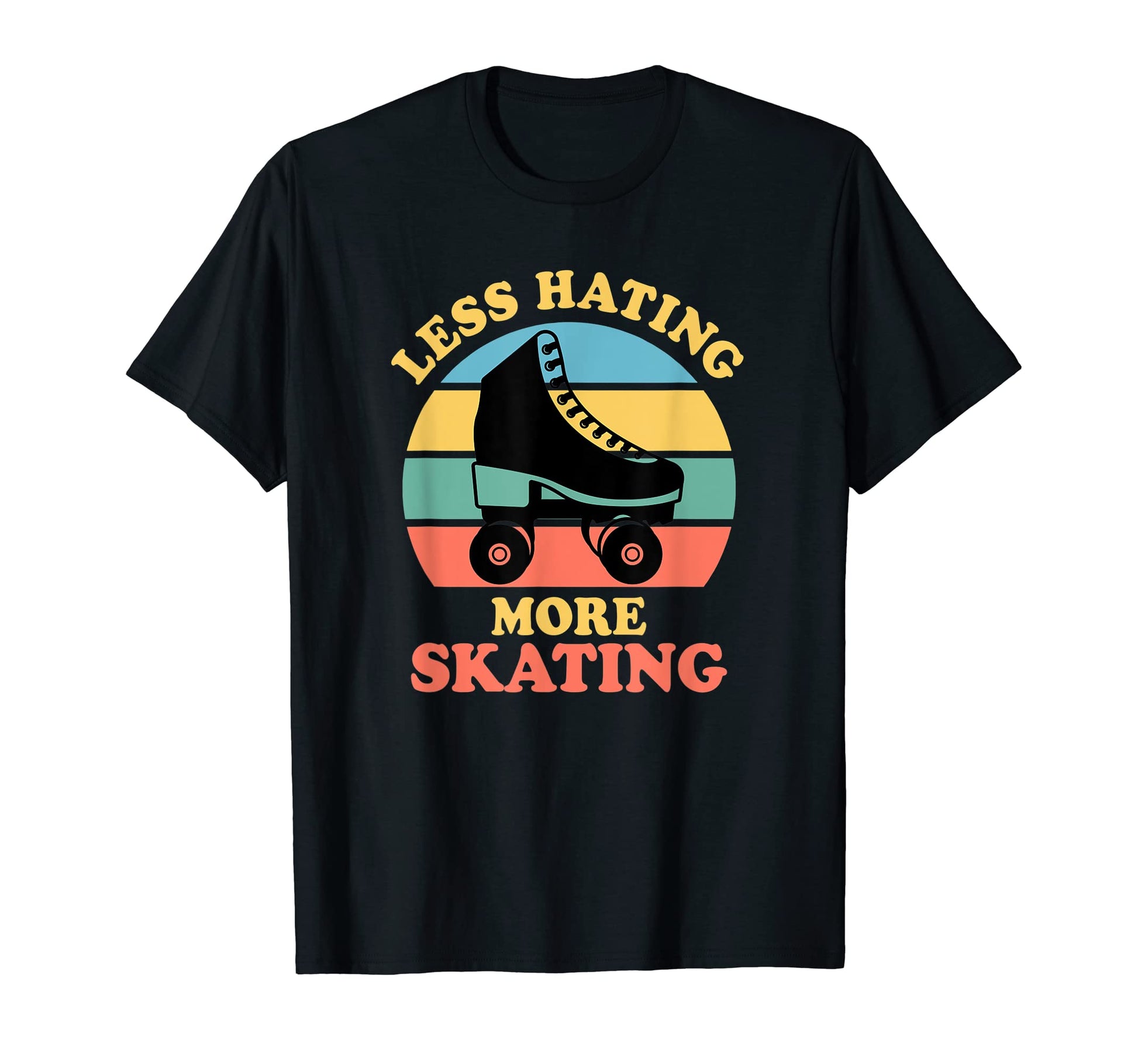Roller Skating 70S 80S Roller Disco T-Shirt - Minimalist Print for Adults - T-Shirt, Sweatshirt, Hoodie