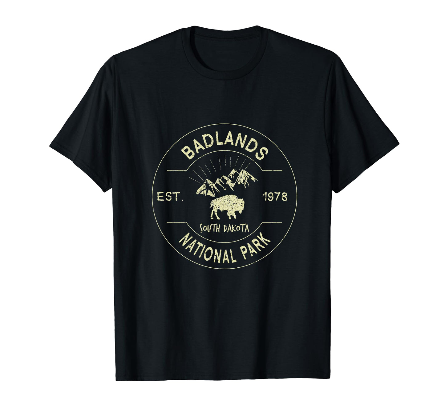 Badlands National Park South Dakota Mom T-Shirt - Custom Art Print Unisex - T-Shirt, Sweatshirt, Hoodie