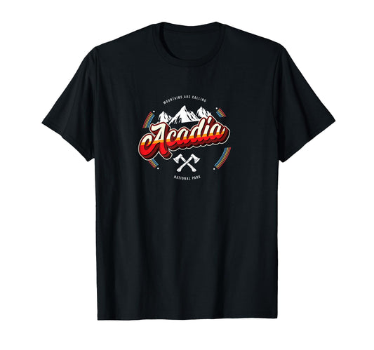 Acadia Reminder National Park Souvenir T-Shirt - Graphic Print Men Women - T-Shirt, Sweatshirt, Hoodie