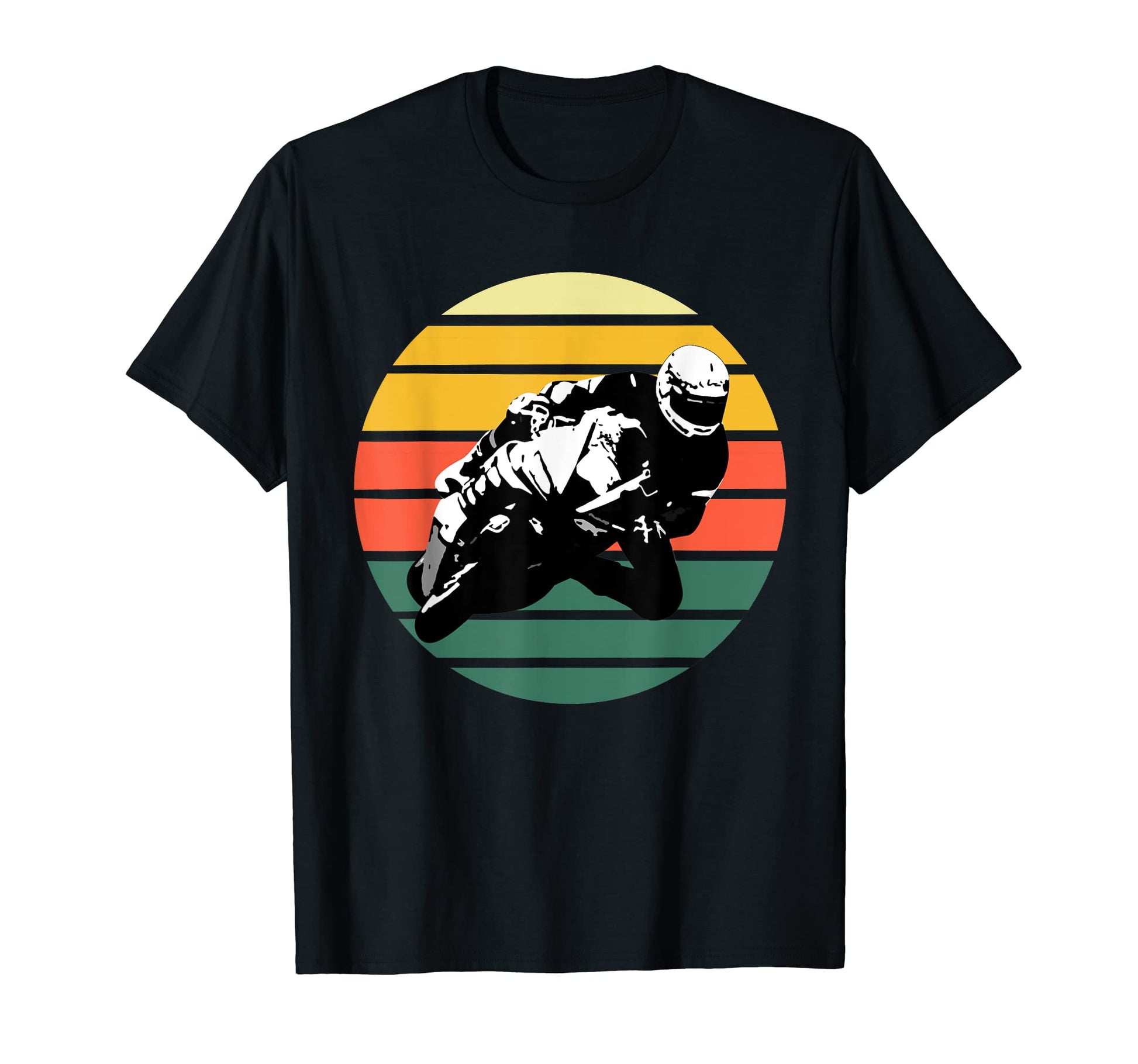 Biker Motorcycle Silhouette T-Shirt - Custom Art Print Men Women - T-Shirt, Sweatshirt, Hoodie