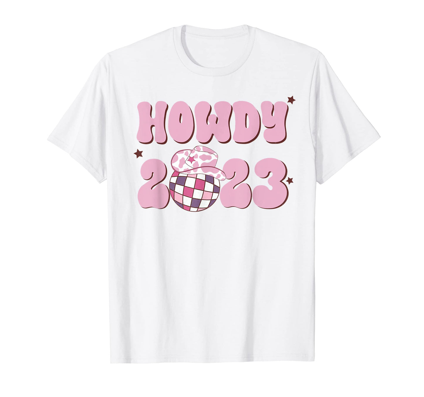 Howdy 2023 Cowboy Cowgirl New Year T-Shirt - Trendy Graphic for Adults - T-Shirt, Sweatshirt, Hoodie