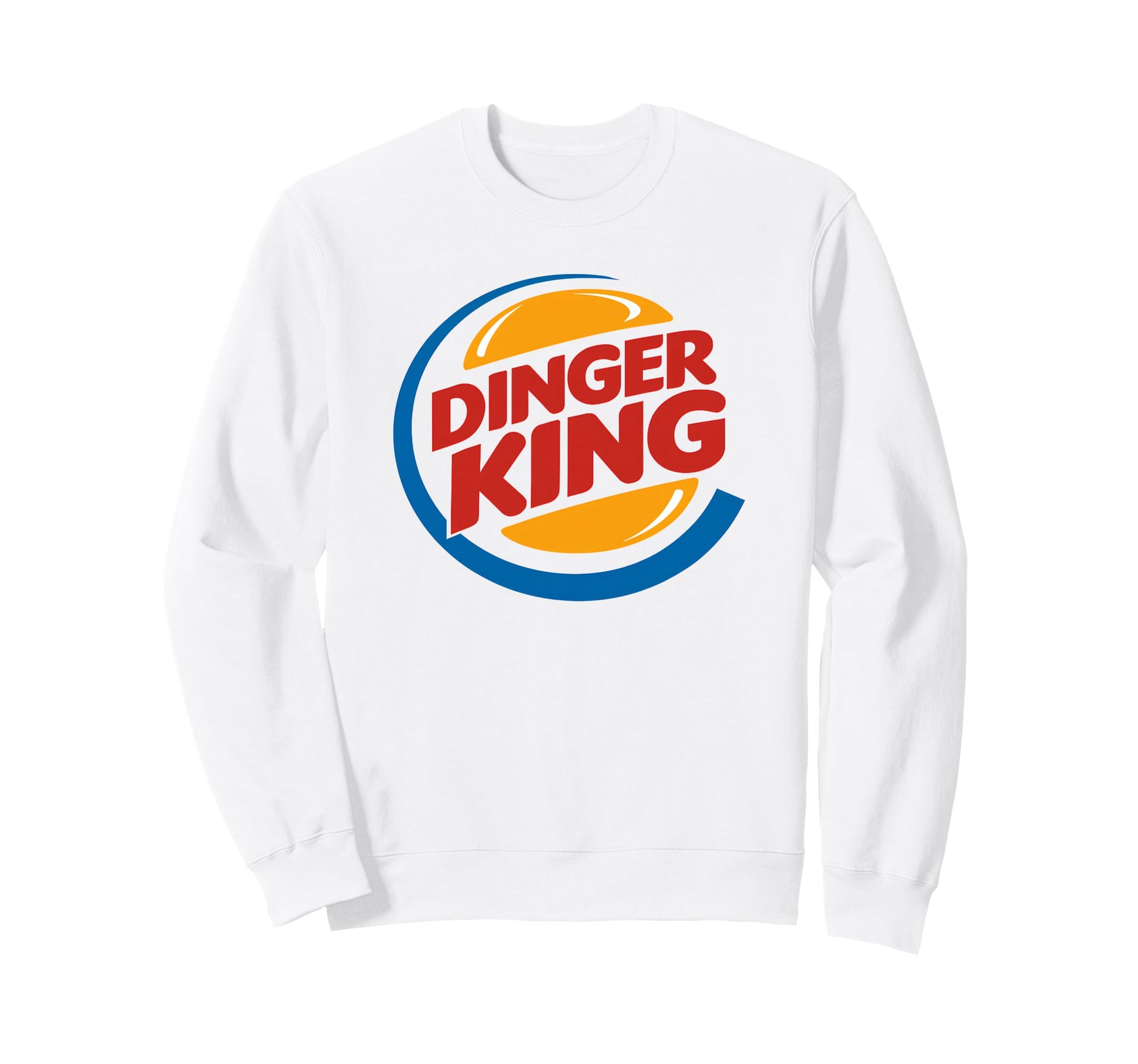 Baseball Dinger King Funny Logo Home Run Sweatshirt - Graphic Print Unisex - T-Shirt, Sweatshirt, Hoodie