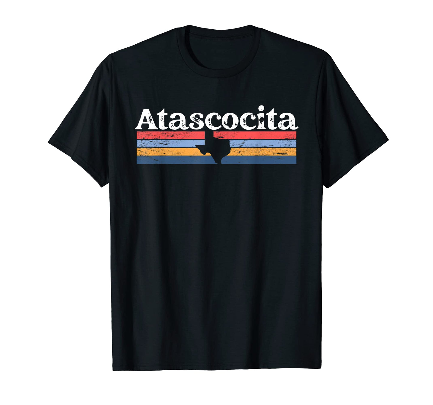 Atascocita Texas Tx Stripes State 70S T-Shirt - Streetwear Style Unisex - T-Shirt, Sweatshirt, Hoodie