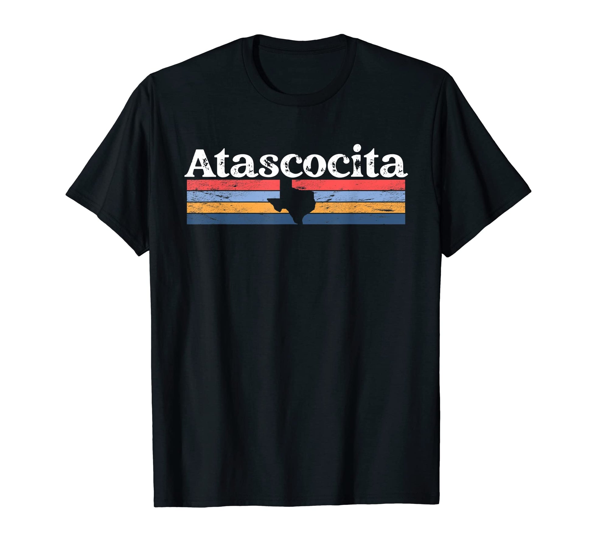 Atascocita Texas Tx Stripes State 70S T-Shirt - Streetwear Style Unisex - T-Shirt, Sweatshirt, Hoodie