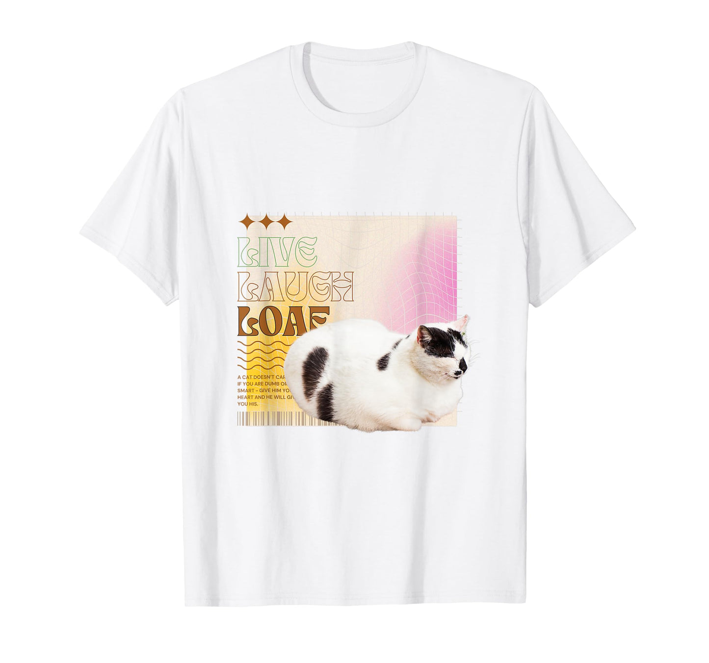 Live Laugh Loaf Y2K Aesthetic Funny T-Shirt - Aesthetic Graphic Men Women - T-Shirt, Sweatshirt, Hoodie