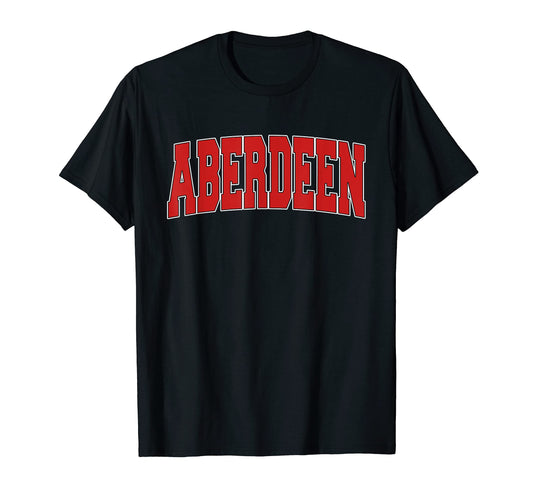 Aberdeen Sd South Dakota Varsity T-Shirt - Casual Everyday Wear Men Women - T-Shirt, Sweatshirt, Hoodie