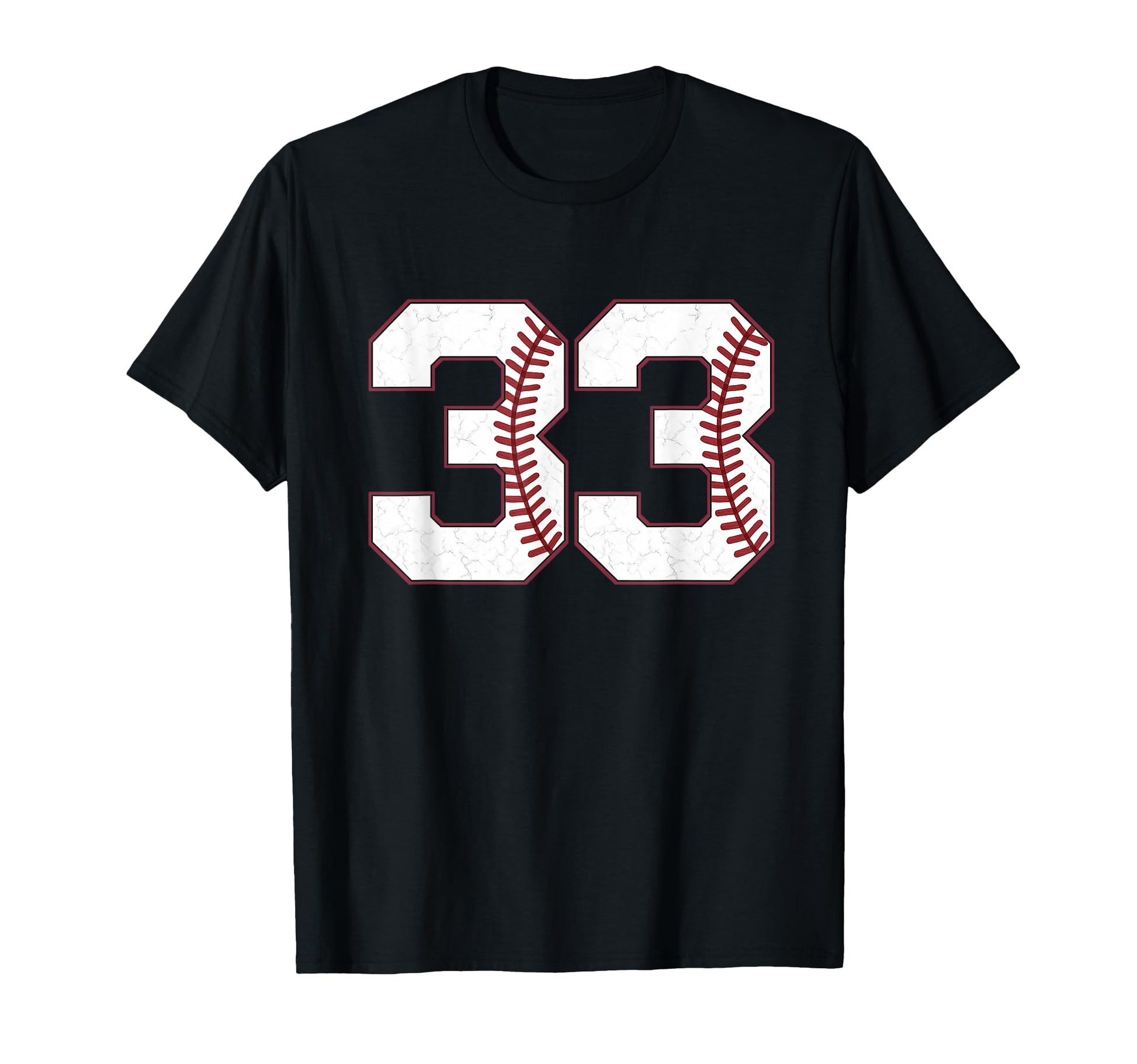 Baseball Number 33 Jersey Sports T-Shirt - Unique Graphic for Adults - T-Shirt, Sweatshirt, Hoodie