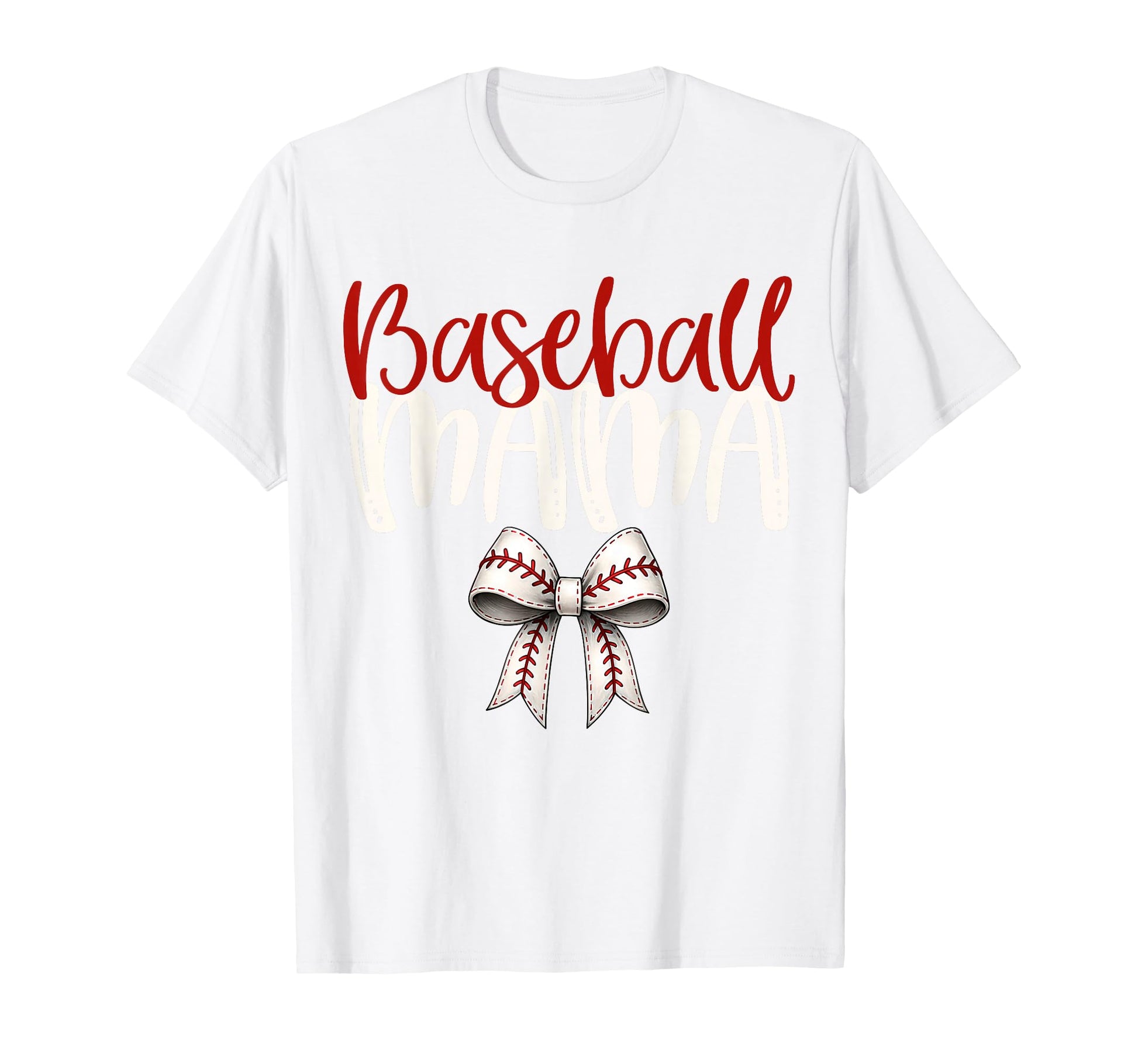 Baseball Mama Coquette Bow Game Day T-Shirt - Aesthetic Graphic Men Women - T-Shirt, Sweatshirt, Hoodie