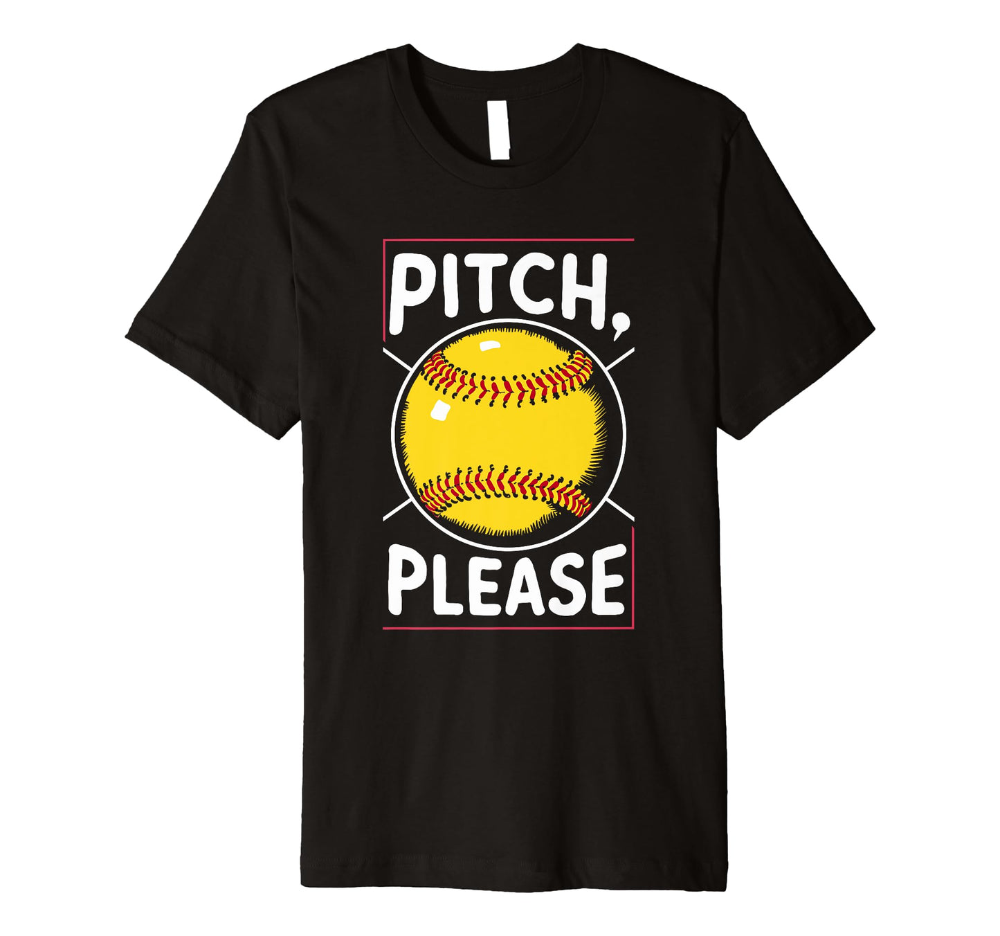 Pitching Baseball Pitch Please T-Shirt - Aesthetic Graphic for Adults - T-Shirt, Sweatshirt, Hoodie