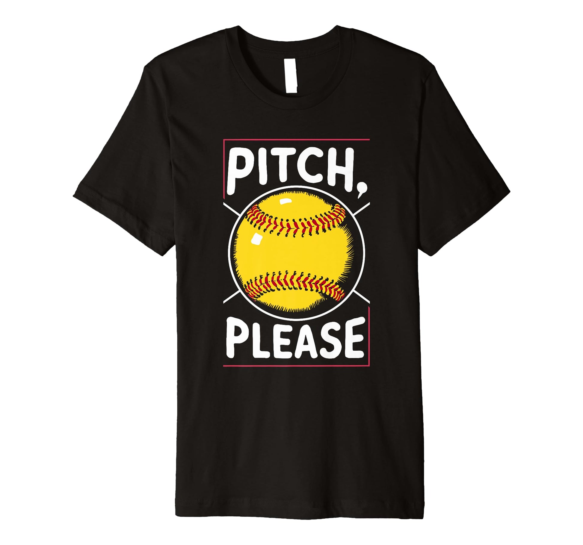 Pitching Baseball Pitch Please T-Shirt - Aesthetic Graphic for Adults - T-Shirt, Sweatshirt, Hoodie