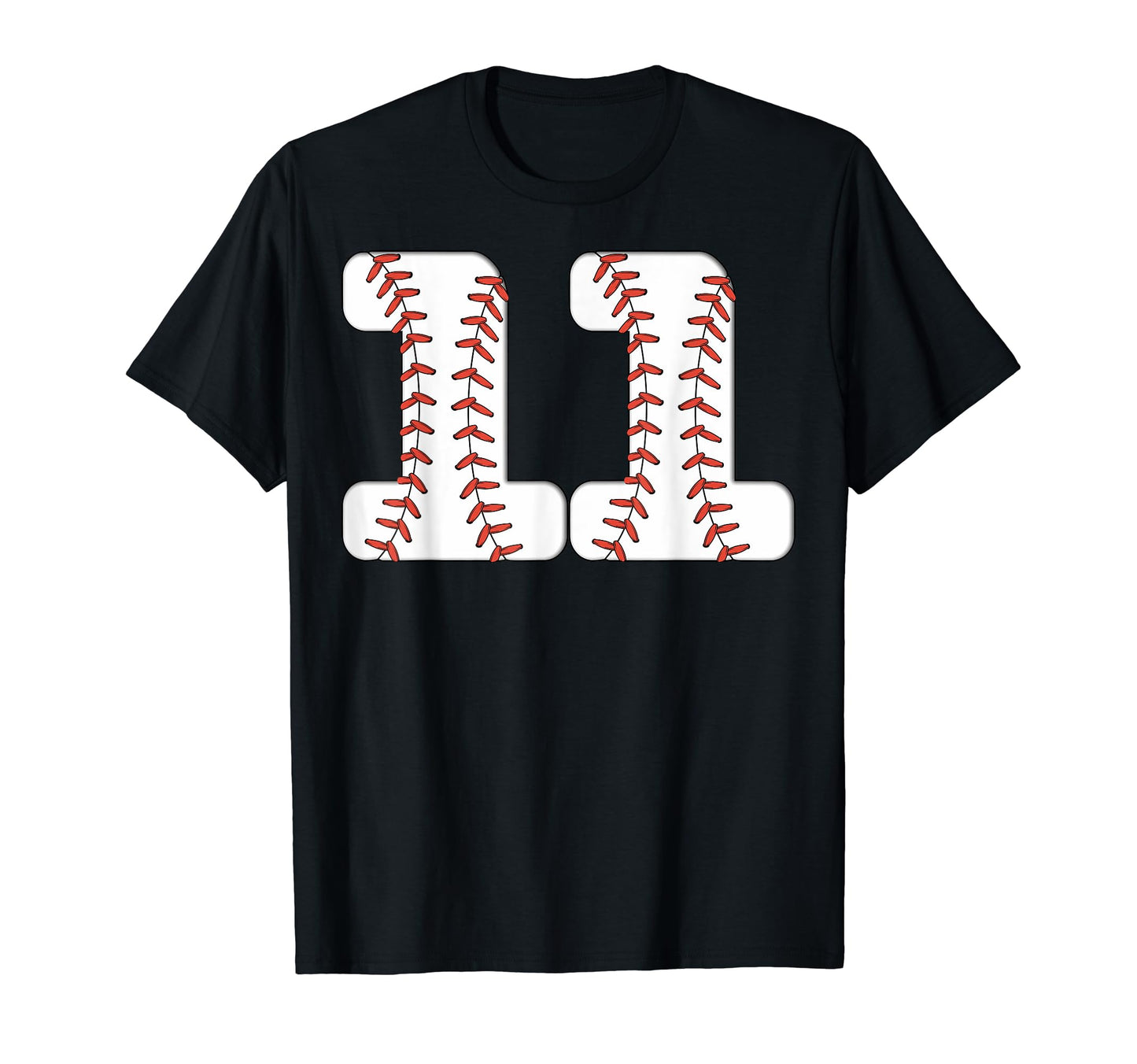 Baseball Number 11 Baseball Birthday T-Shirt - Fun Novelty Design Unisex - T-Shirt, Sweatshirt, Hoodie