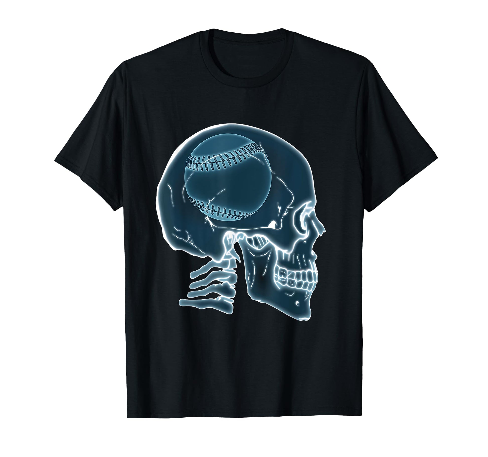 Skull Funny Baseball Players Game Day T-Shirt - Unique Graphic Men Women - T-Shirt, Sweatshirt, Hoodie