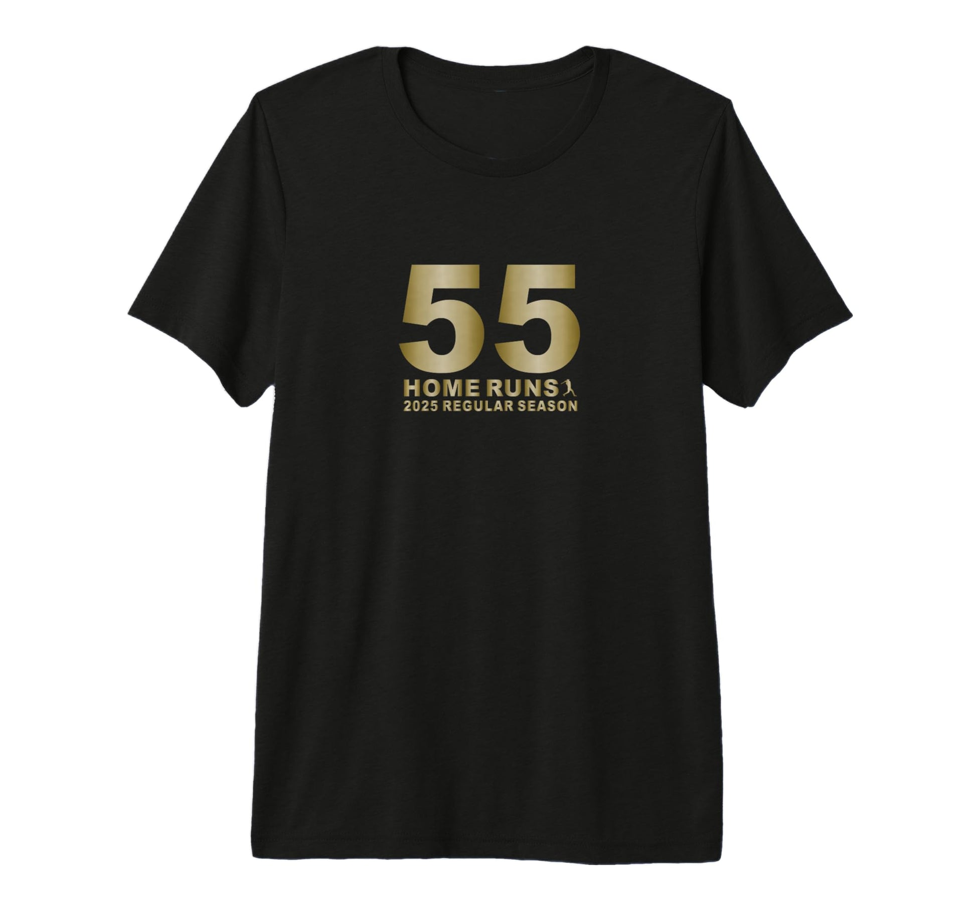 55 Home Runs Tri Blend T-Shirt - Custom Art Print Men Women - T-Shirt, Sweatshirt, Hoodie