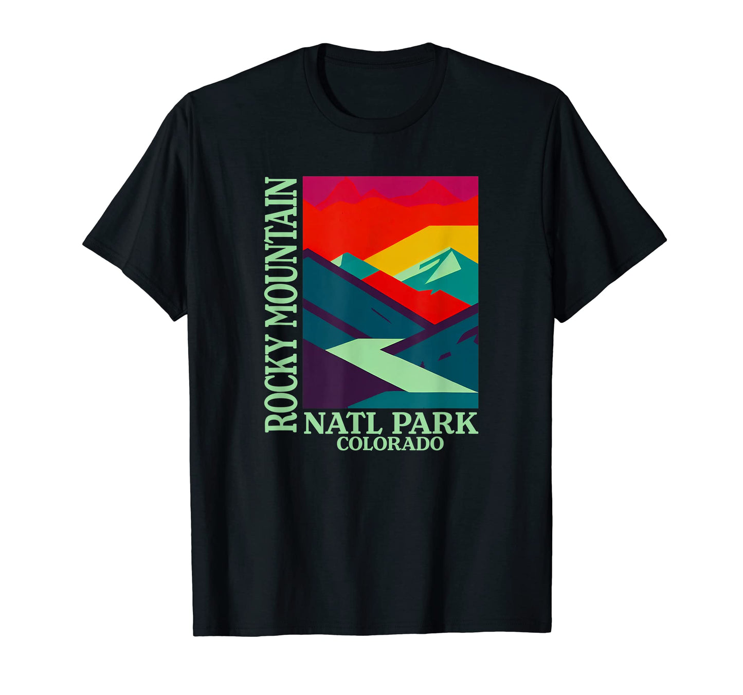 Colorado Rocky Mountain National Park T-Shirt - Unique Graphic Unisex - T-Shirt, Sweatshirt, Hoodie