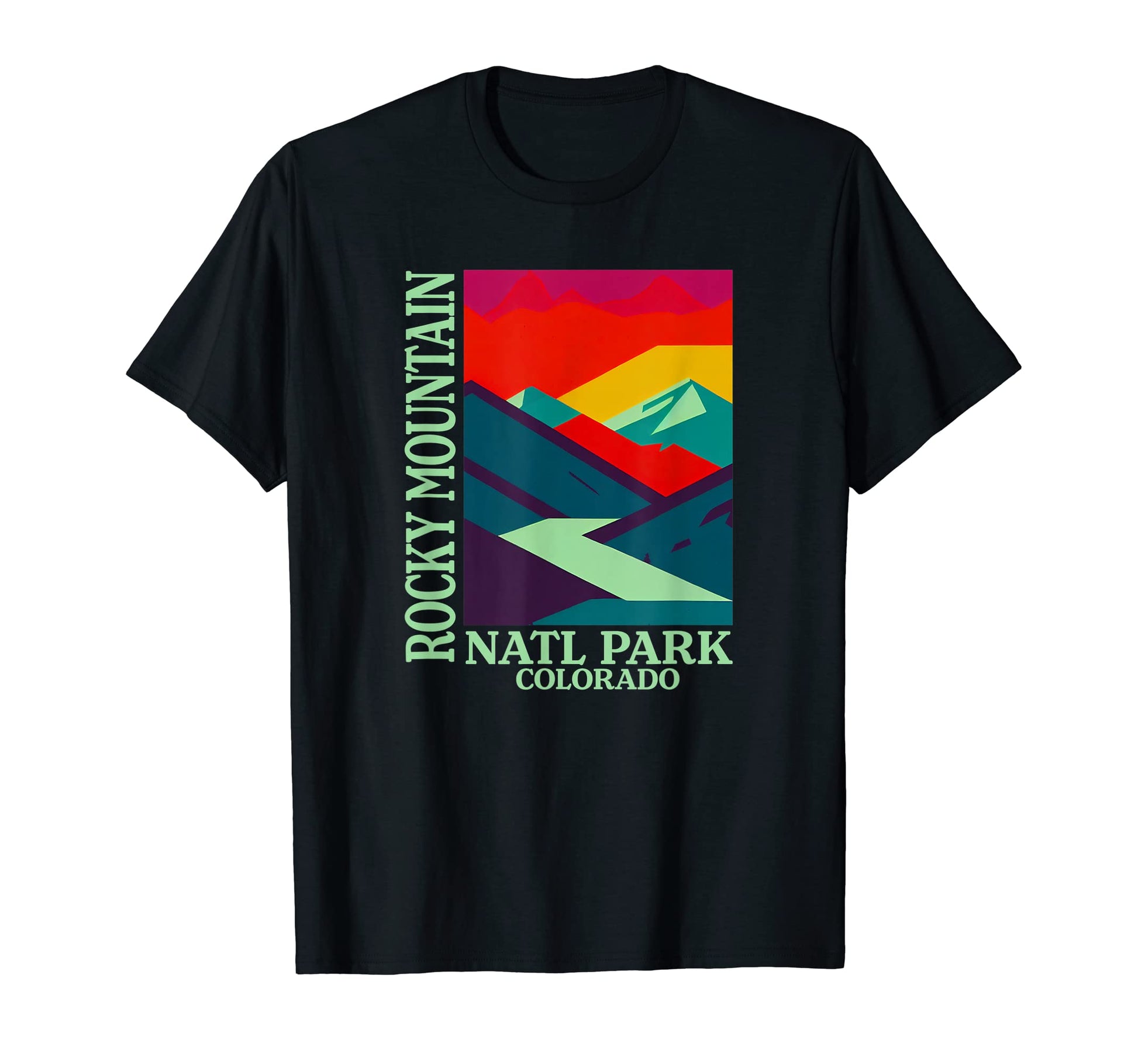 Colorado Rocky Mountain National Park T-Shirt - Unique Graphic Unisex - T-Shirt, Sweatshirt, Hoodie