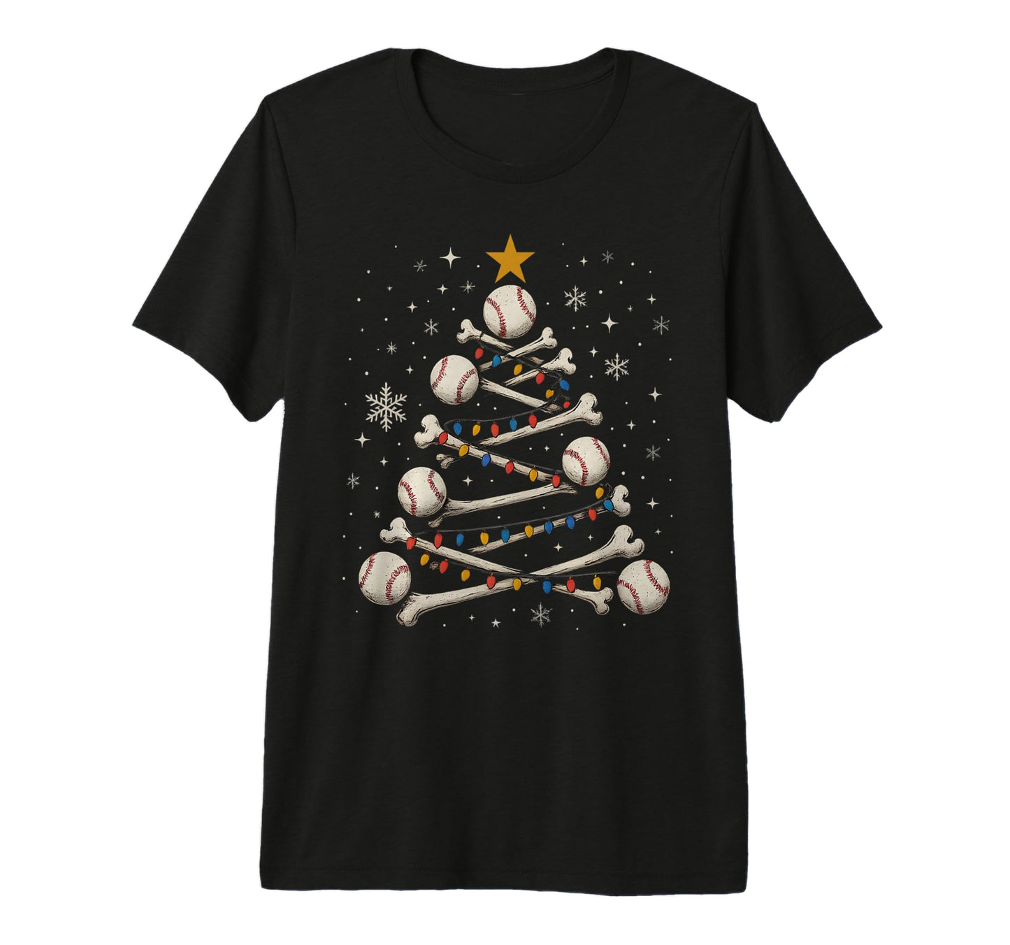 Baseball Tree Skeleton Bones Skulls T-Shirt - Streetwear Style for Adults - T-Shirt, Sweatshirt, Hoodie