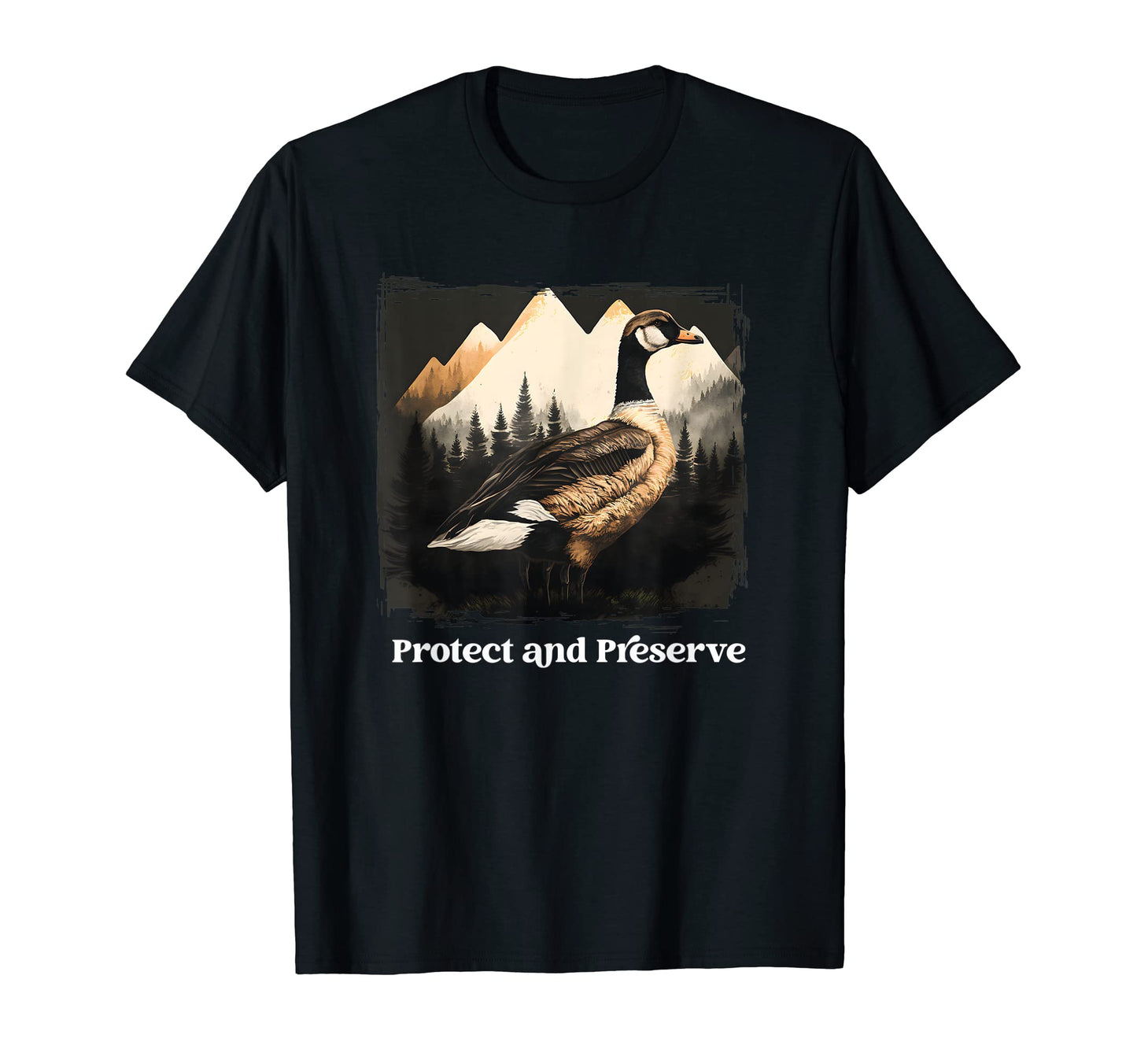 Preserve Protect National Park Duck T-Shirt - Fun Novelty Design Men Women - T-Shirt, Sweatshirt, Hoodie