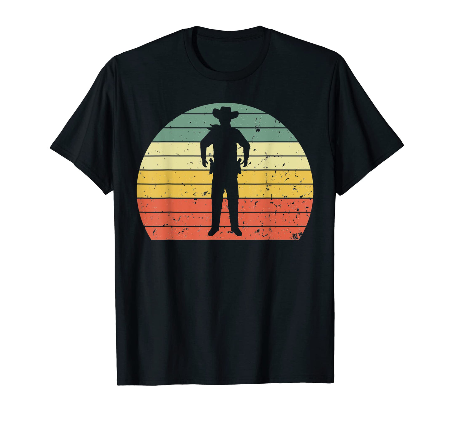 Cowboy Cowboy Silhouette Animal T-Shirt - Fun Novelty Design for Adults - T-Shirt, Sweatshirt, Hoodie