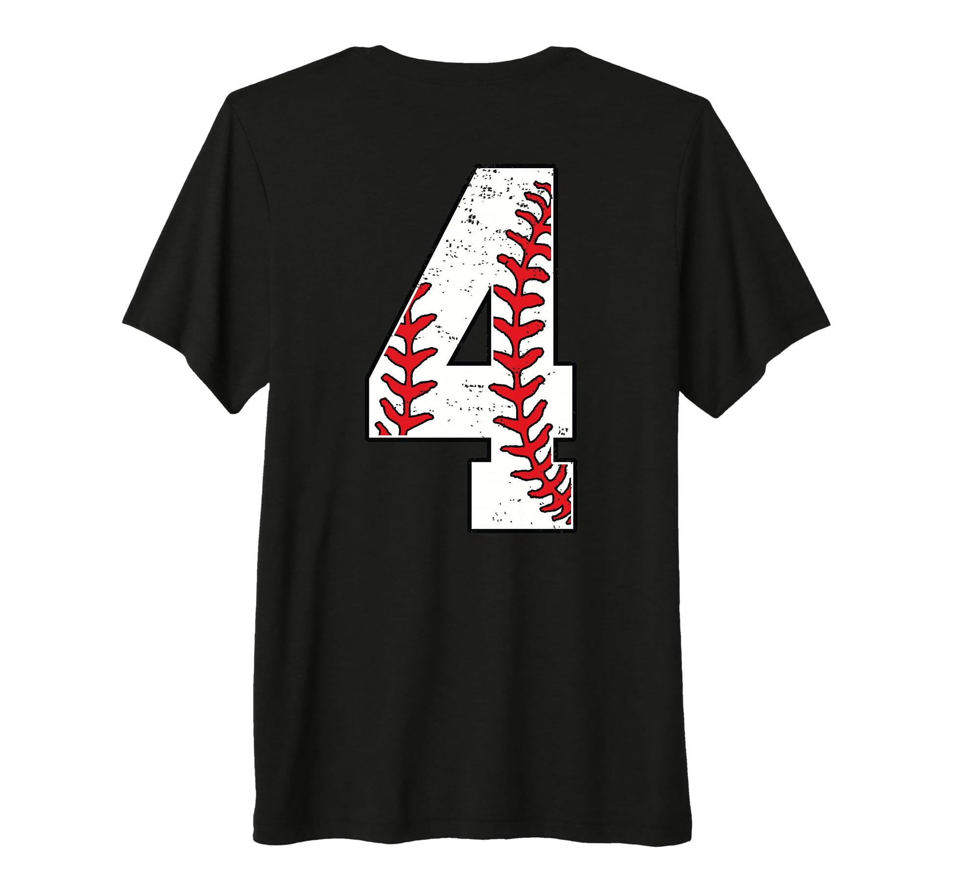 Number 4 Baseball Jersey Number 4 T-Shirt - Novelty Apparel for Adults - T-Shirt, Sweatshirt, Hoodie