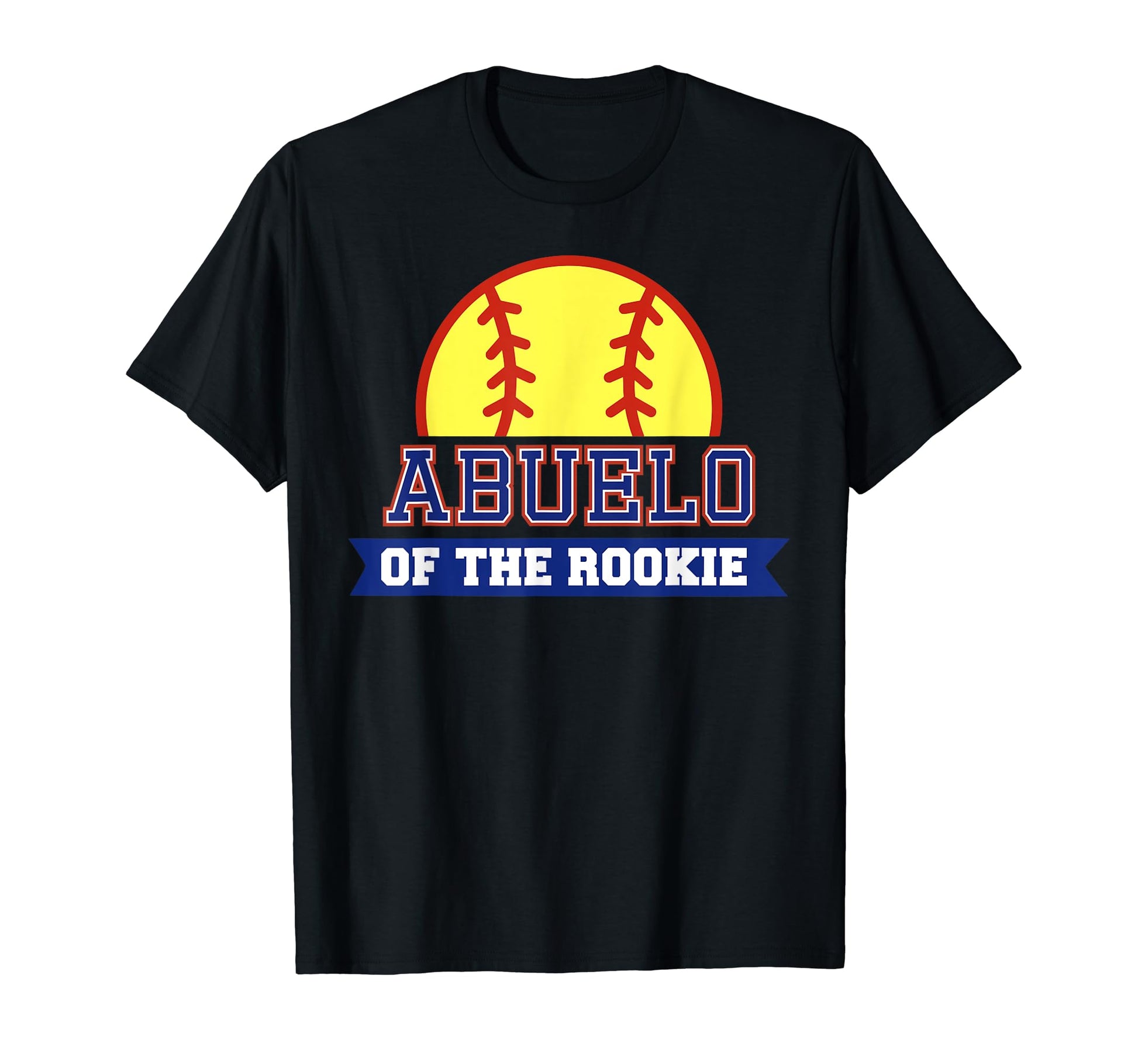 Abuelo Rookie 1St Birthday Softball Theme T-Shirt - Trendy Graphic Unisex - T-Shirt, Sweatshirt, Hoodie