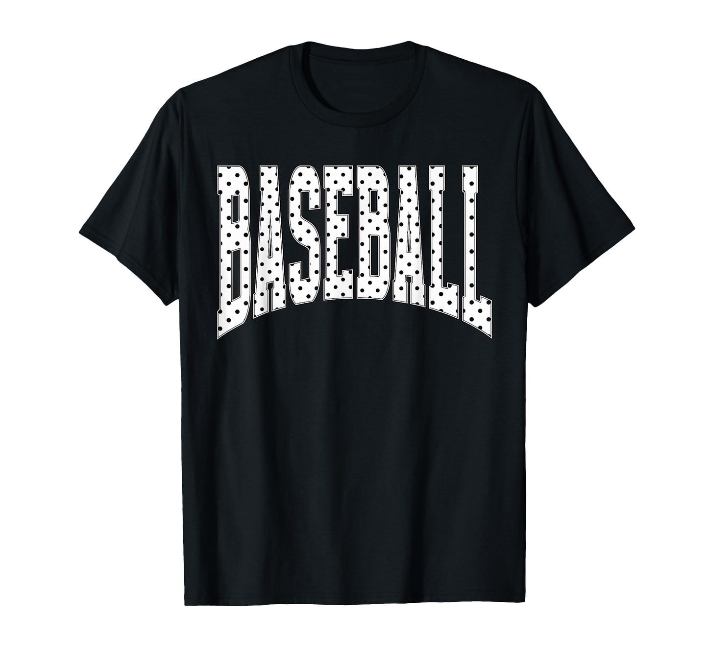 Baseball Polka Dot Baseball Pattern T-Shirt - Graphic Print for Adults - T-Shirt, Sweatshirt, Hoodie