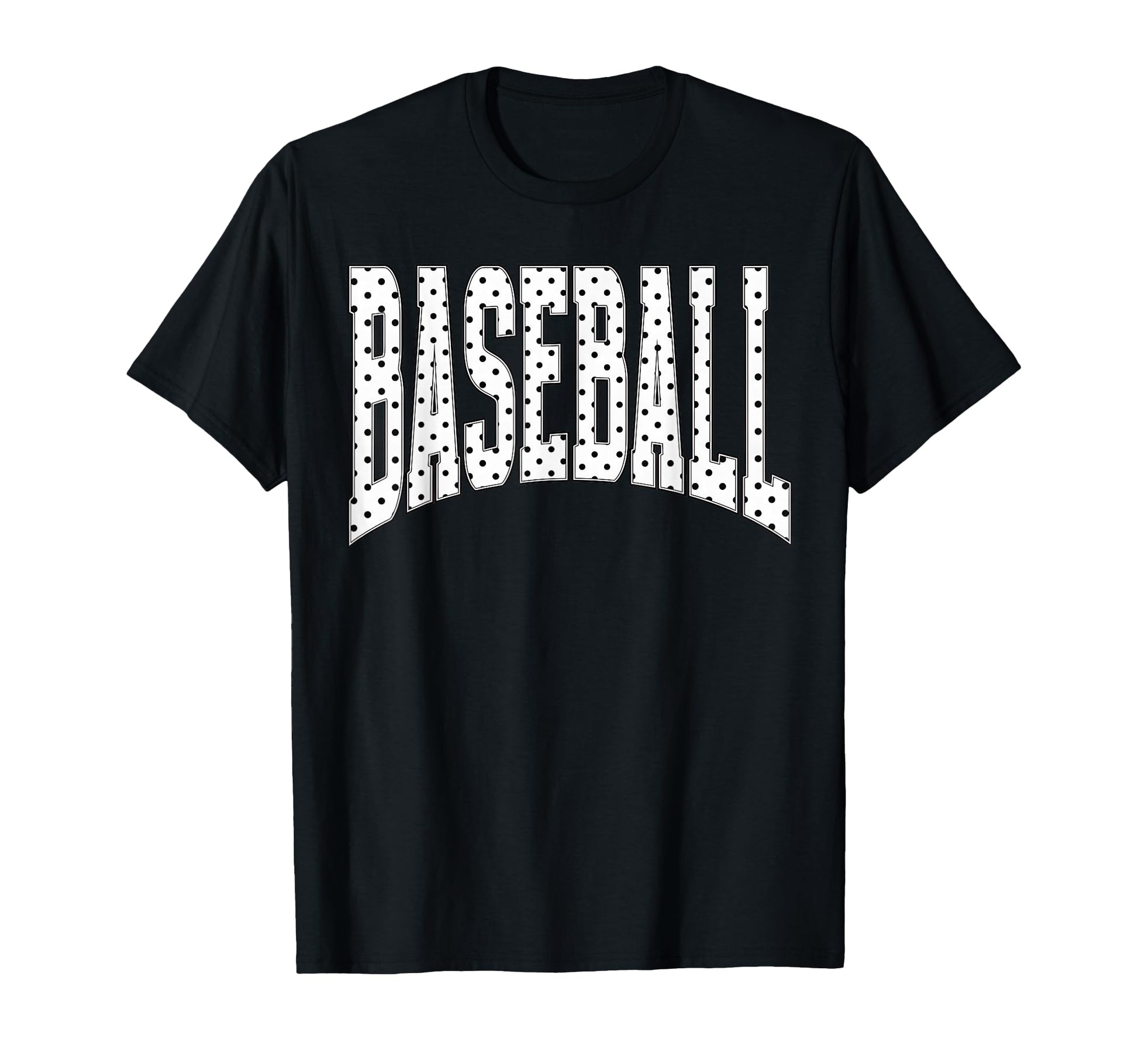 Baseball Polka Dot Baseball Pattern T-Shirt - Graphic Print for Adults - T-Shirt, Sweatshirt, Hoodie