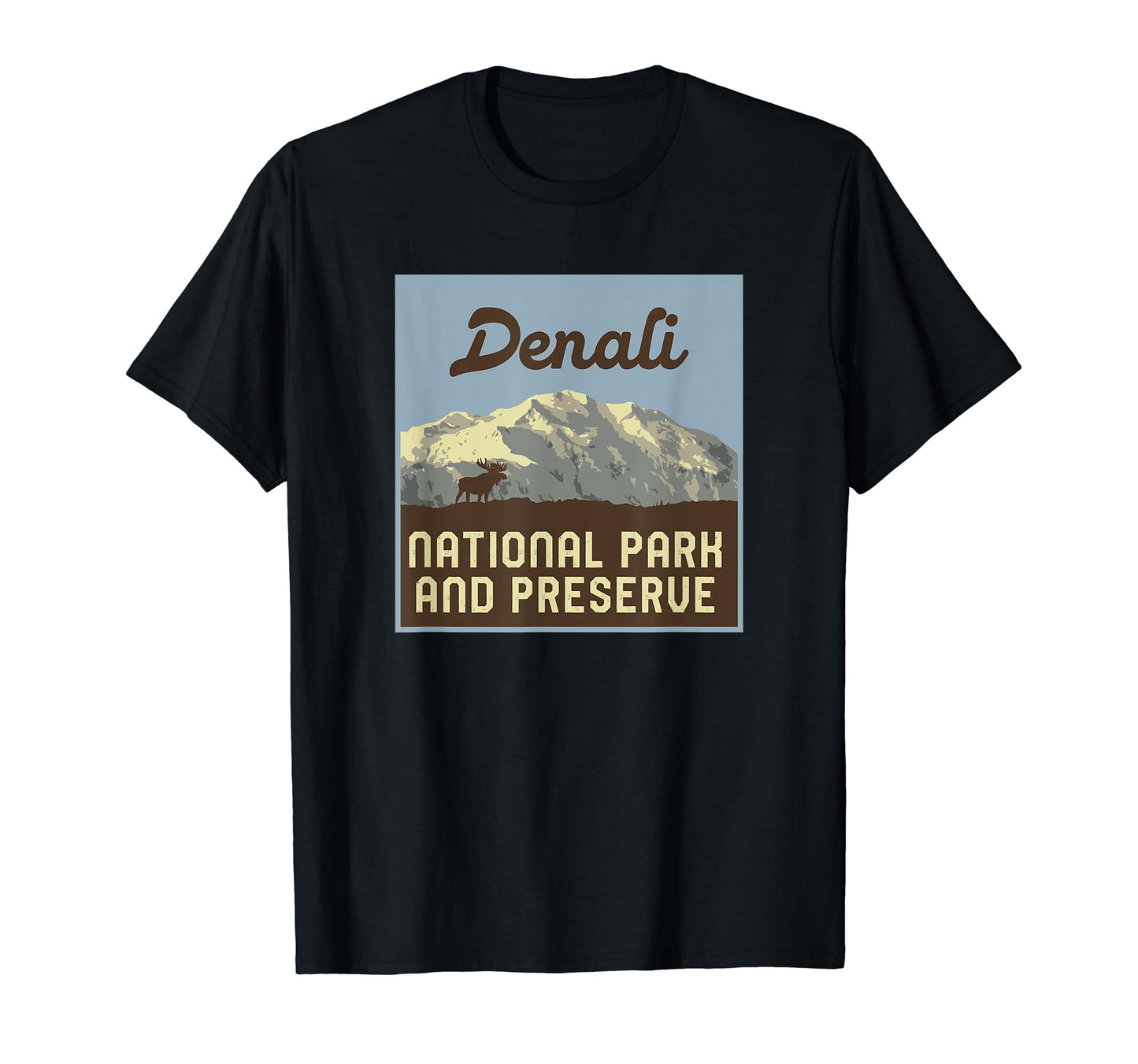 Denali National Park Alaska Minimalist T-Shirt - Streetwear Style Unisex - T-Shirt, Sweatshirt, Hoodie