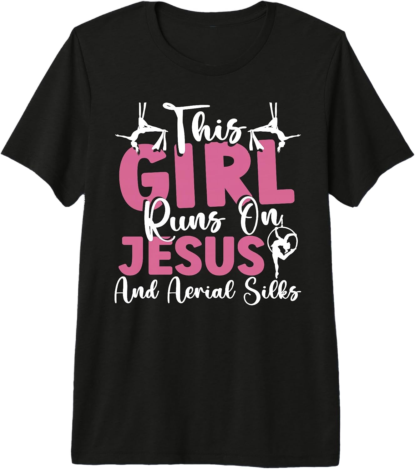 Aerial Silks Yoga Outfits For Aerialists - Adult & Kids T-Shirts, Sweatshirts & Hoodies apparel design preview 1