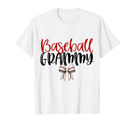 Baseball Grammy Coquette Bow Game Day T-Shirt - Unique Graphic Men Women - T-Shirt, Sweatshirt, Hoodie