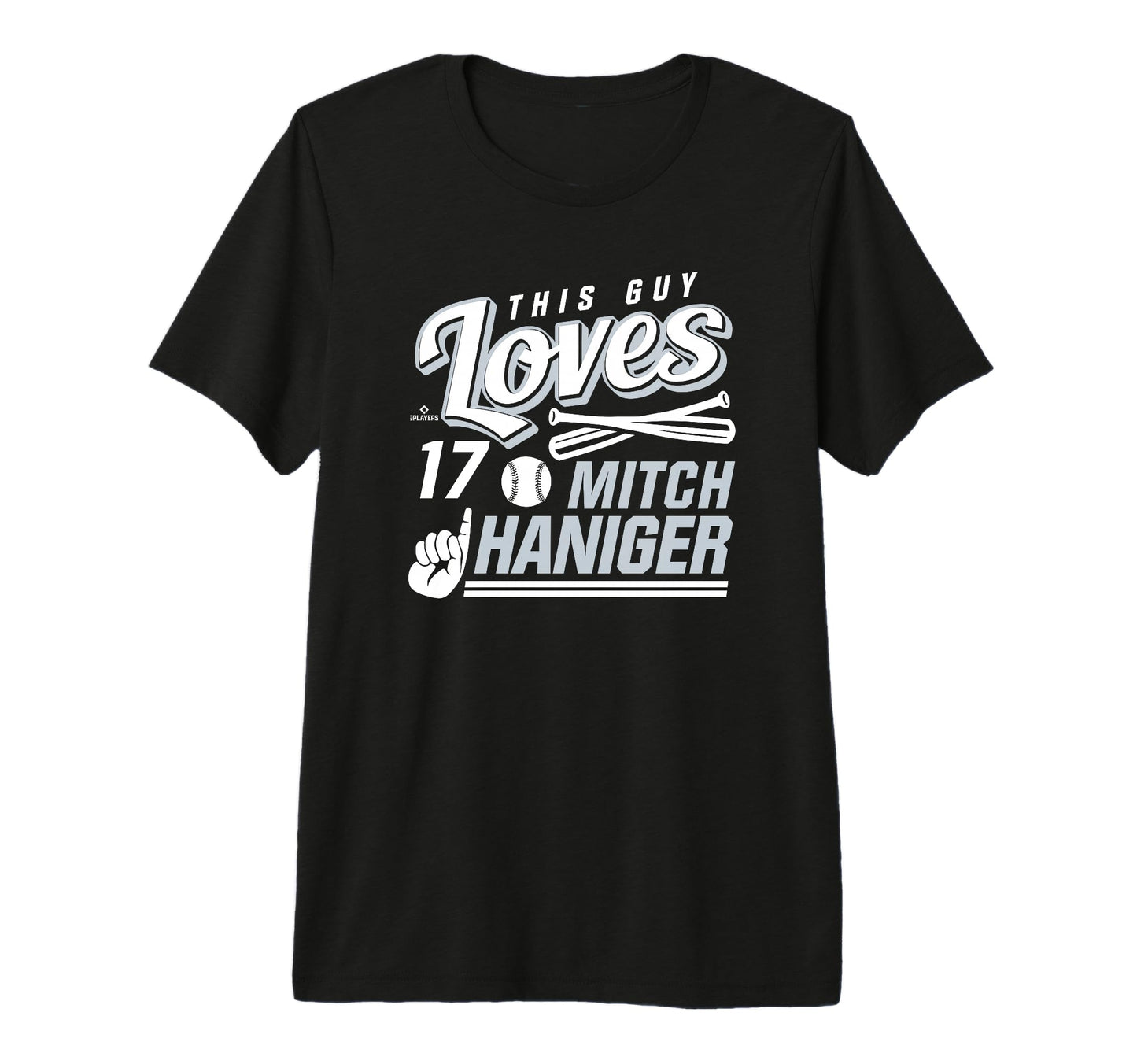 This Guy Loves Mitch Haniger Tri T-Shirt - Casual Everyday Wear Men Women - T-Shirt, Sweatshirt, Hoodie