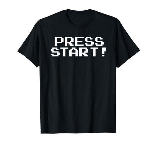 1980S Video Game Press Start T-Shirt - Streetwear Style Men Women - T-Shirt, Sweatshirt, Hoodie