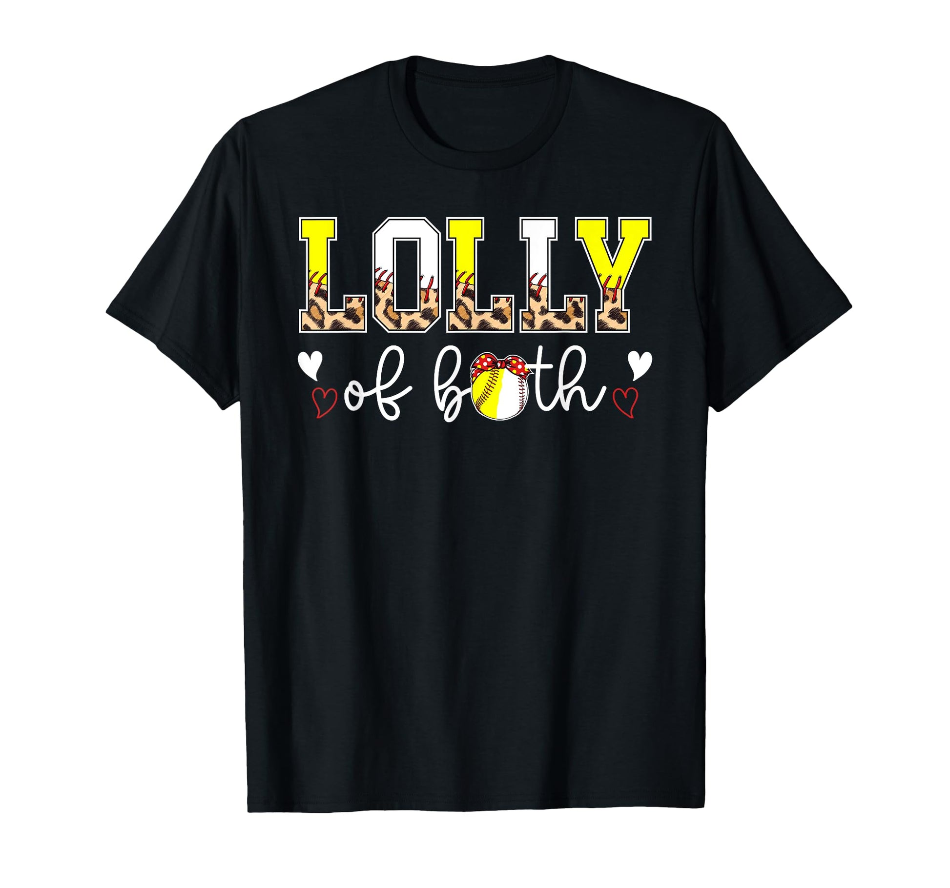 Lolly Both Leopard Softball Baseball T-Shirt - Graphic Print for Adults - T-Shirt, Sweatshirt, Hoodie