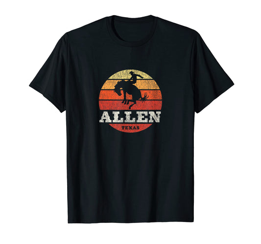 Allen Tx Country Western T-Shirt - Minimalist Print Unisex - T-Shirt, Sweatshirt, Hoodie