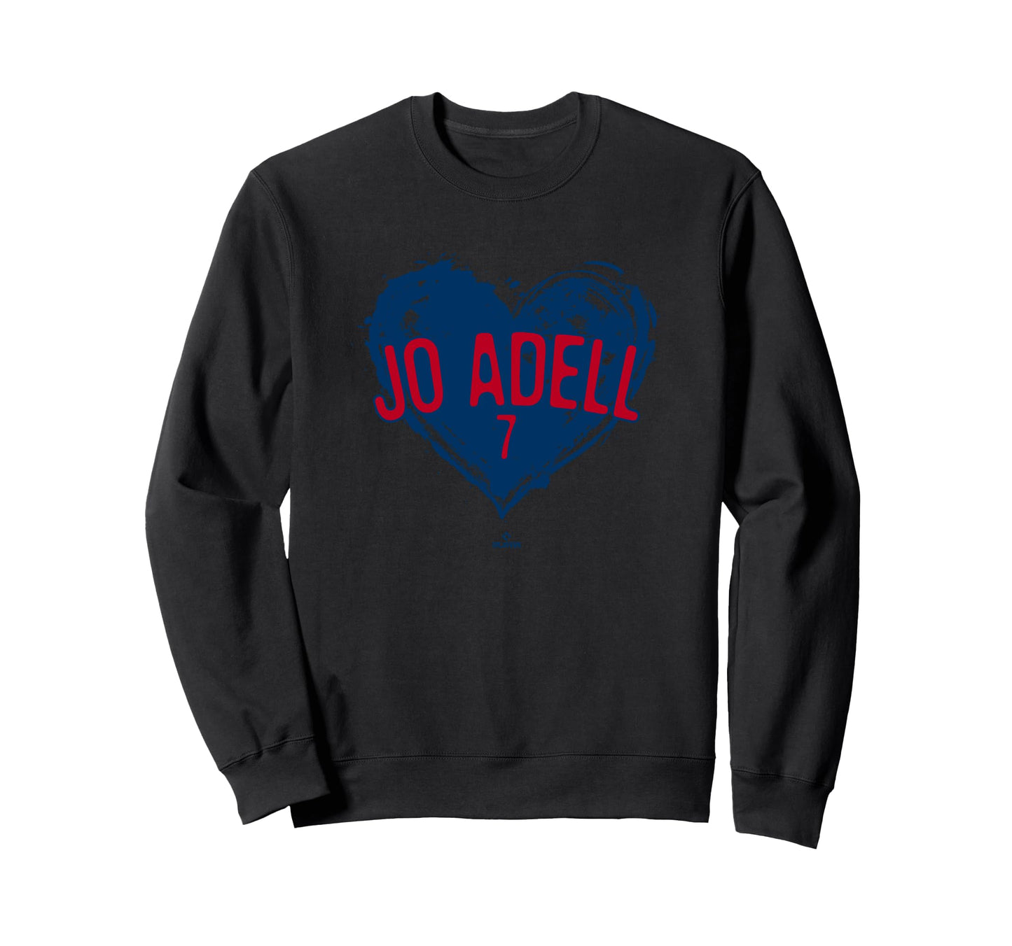 Distressed Heart Jo Adell Los Angeles Sweatshirt - Graphic Print Men Women - T-Shirt, Sweatshirt, Hoodie