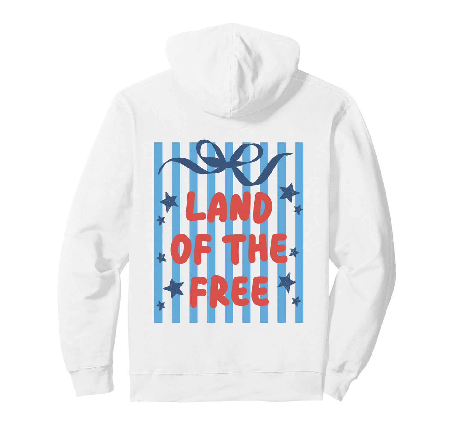 4Th July Land Free July 4Th Memorial Hoodie - Fun Novelty Design Unisex - T-Shirt, Sweatshirt, Hoodie