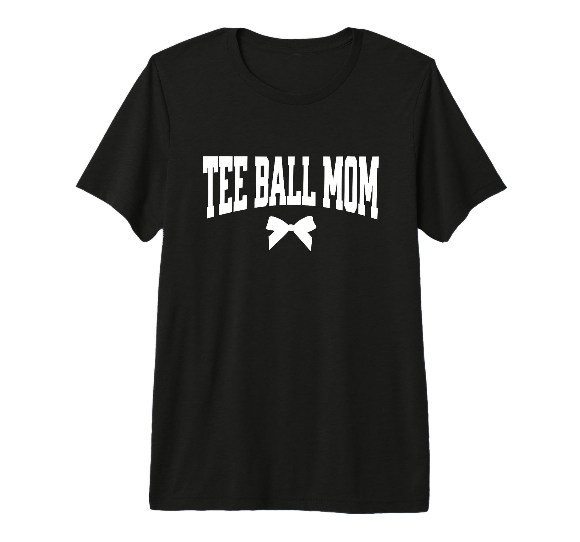 Ball Mom Bow T Ball Mom Baseball Mom T-Shirt - Streetwear Style for Adults - T-Shirt, Sweatshirt, Hoodie