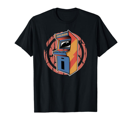 Arcade Video Game Machine 80S Gaming T-Shirt - Custom Art Print for Adults - T-Shirt, Sweatshirt, Hoodie