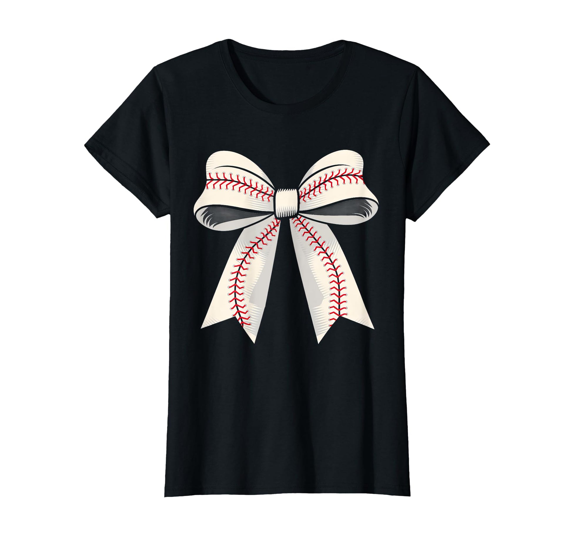Womens Baseball Coquette Bow Baseball T-Shirt - Streetwear Style Unisex - T-Shirt, Sweatshirt, Hoodie