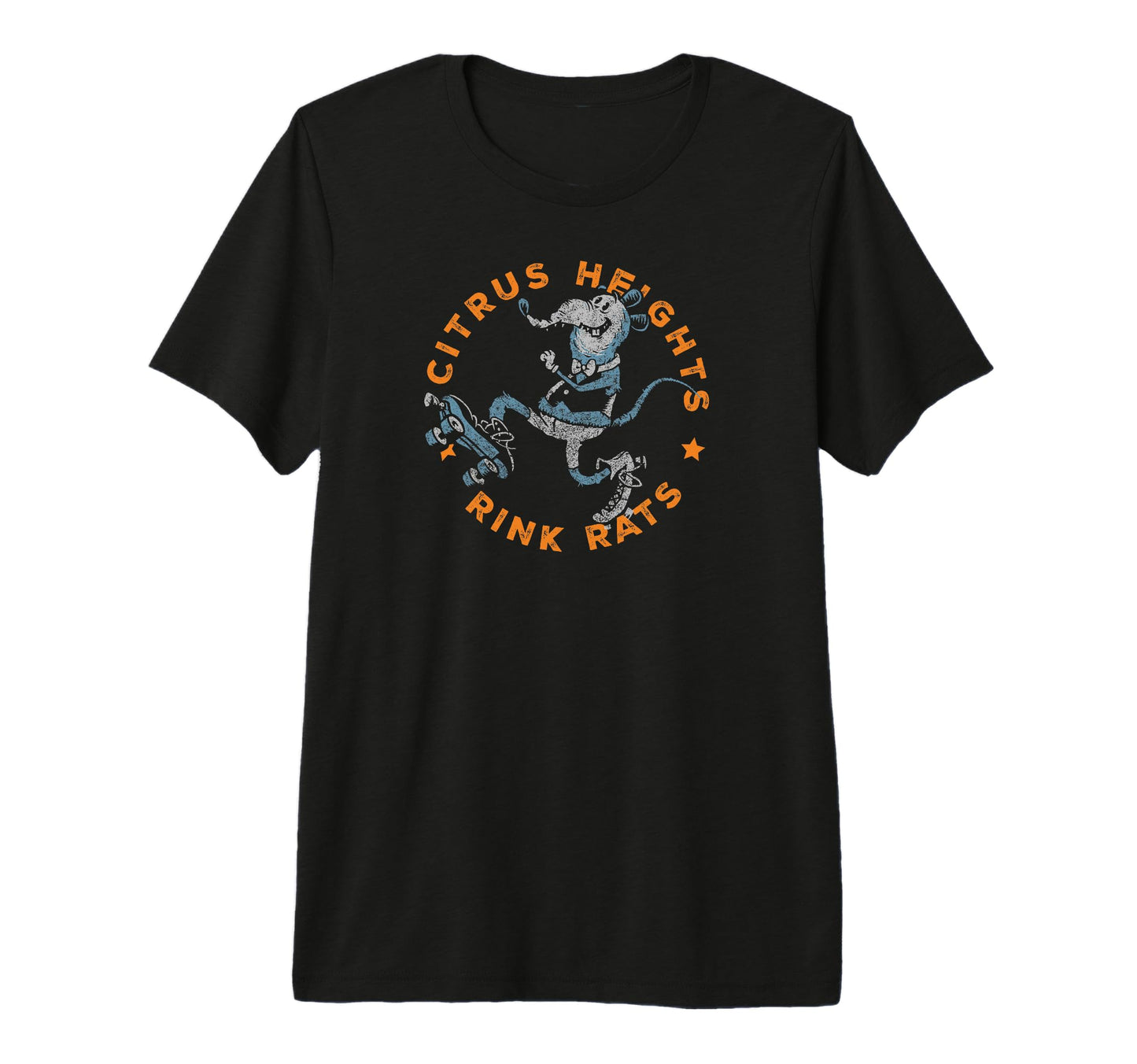 Rink Rat Citrus Heights Sacramento T-Shirt - Aesthetic Graphic for Adults - T-Shirt, Sweatshirt, Hoodie