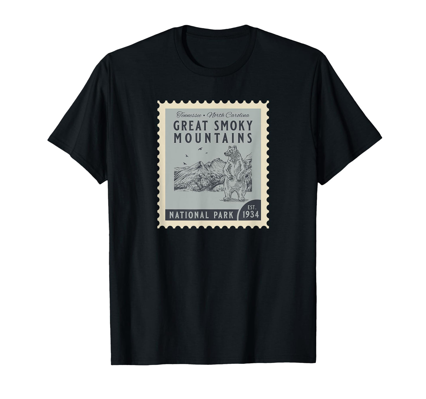 Great Smoky Mountains National Park T-Shirt - Minimalist Print Men Women - T-Shirt, Sweatshirt, Hoodie