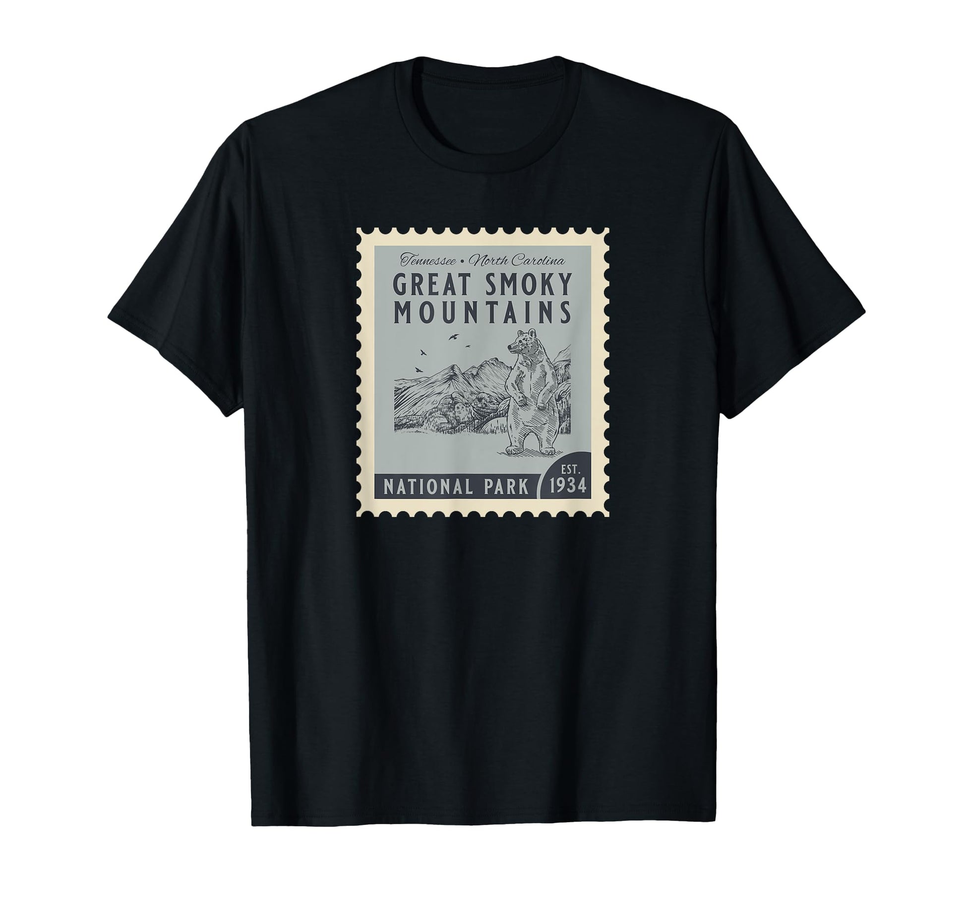 Great Smoky Mountains National Park T-Shirt - Minimalist Print Men Women - T-Shirt, Sweatshirt, Hoodie