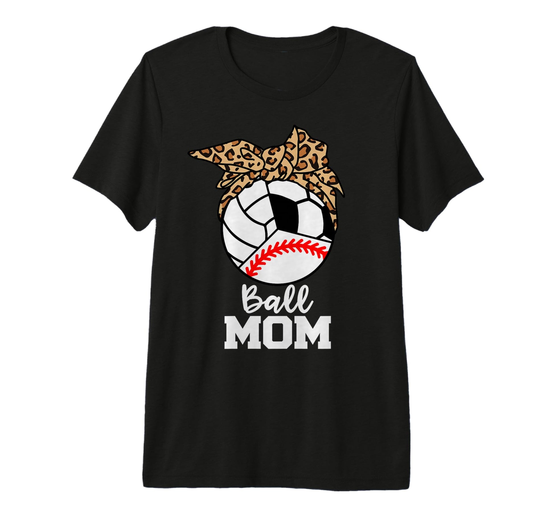 Ball Mom Funny Baseball Volleyball T-Shirt - Minimalist Print Men Women - T-Shirt, Sweatshirt, Hoodie