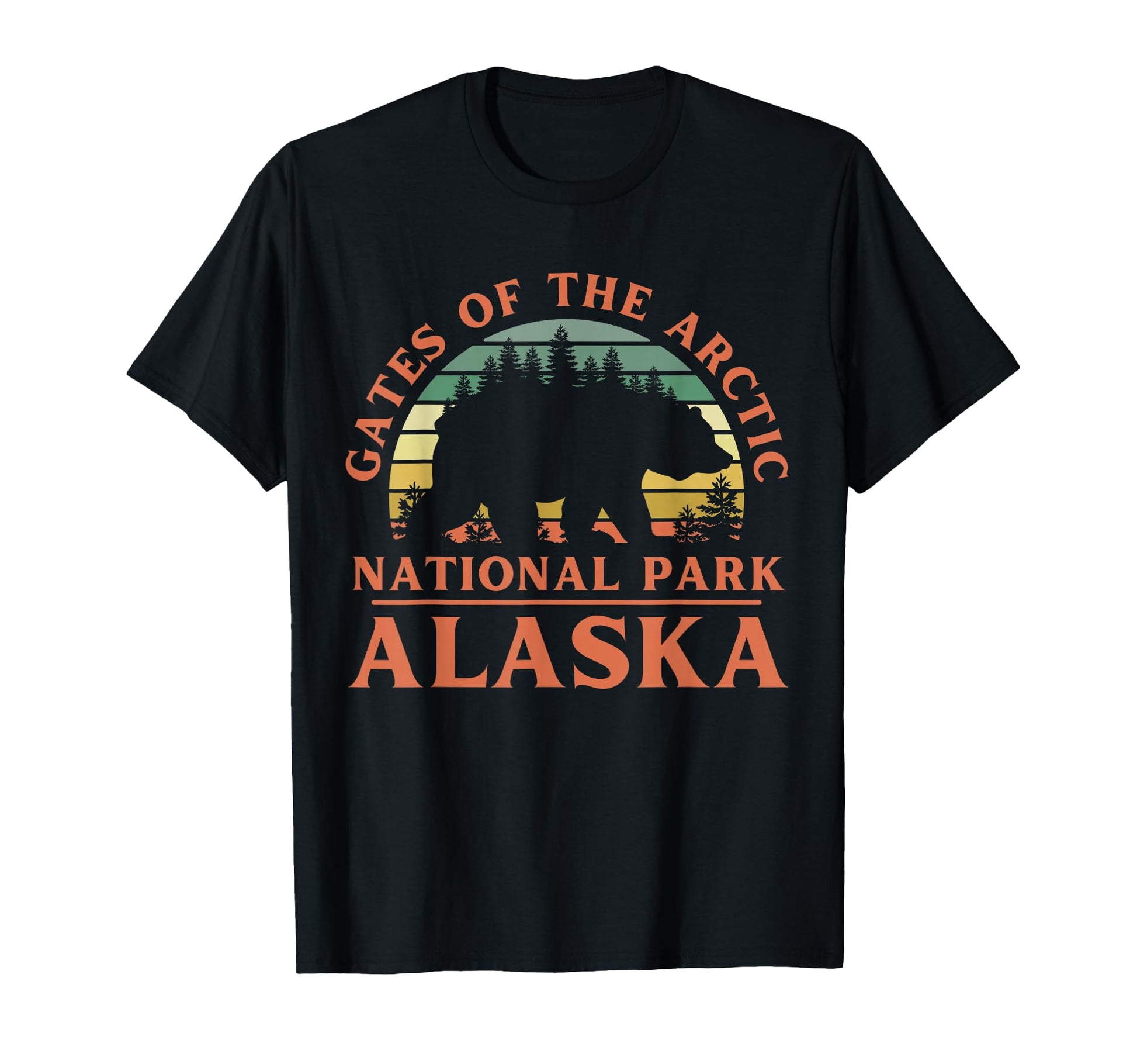 Gates Arctic National Park Alaska Usa T-Shirt - Custom Art Print Unisex - T-Shirt, Sweatshirt, Hoodie