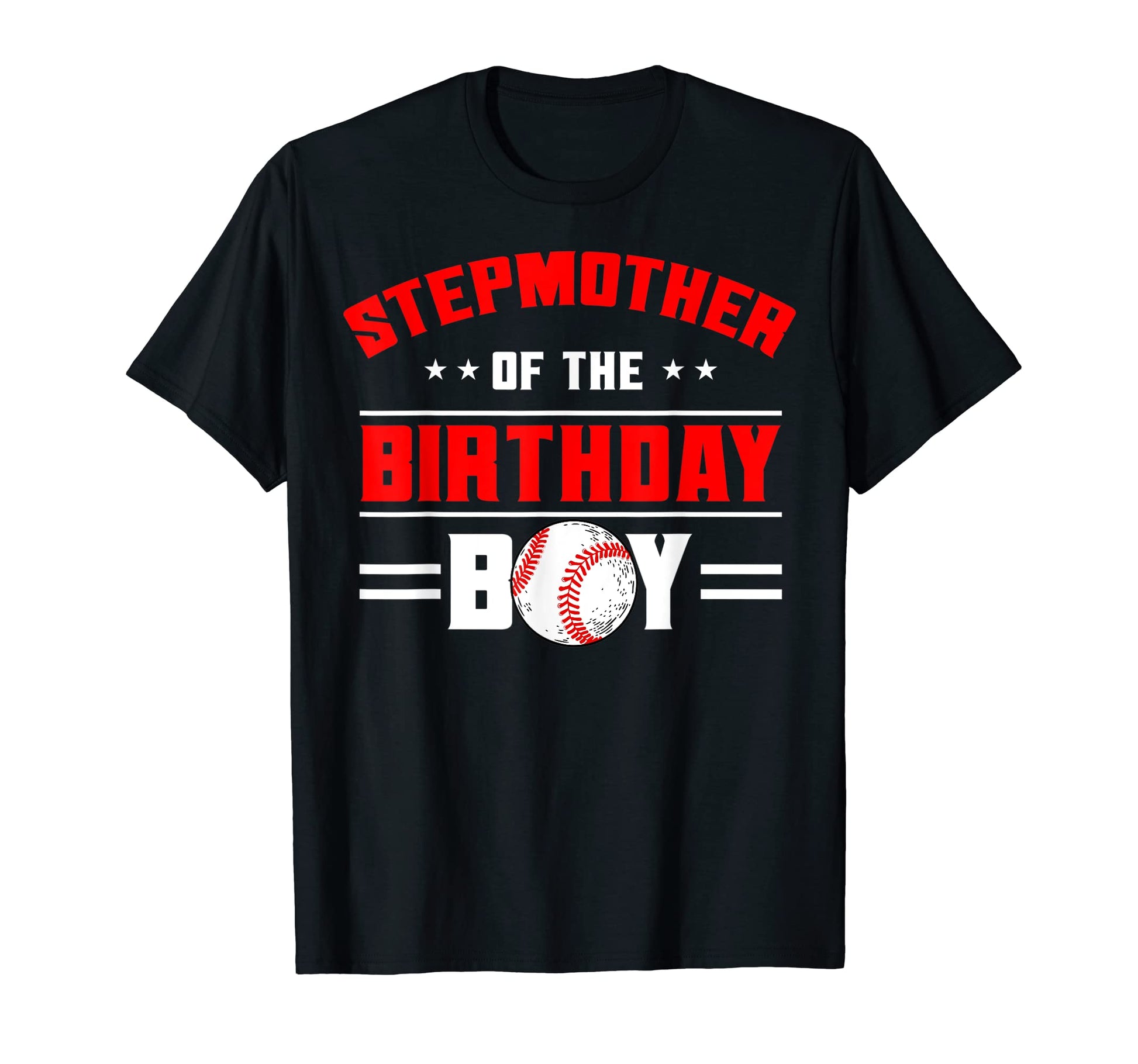 Stepmother Birthday Baseball Theme T-Shirt - Aesthetic Graphic Men Women - T-Shirt, Sweatshirt, Hoodie