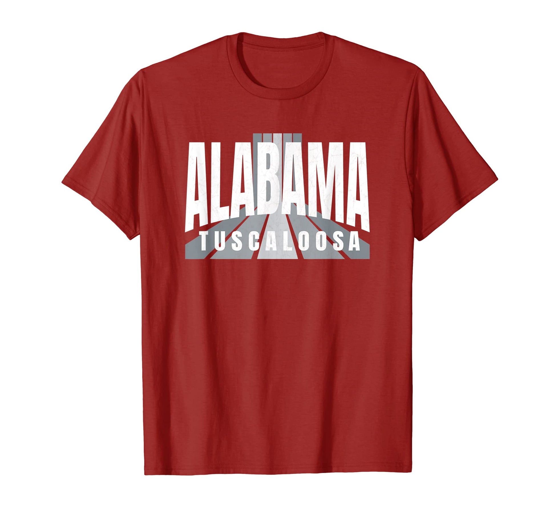 Tuscaloosa Alabama Red Grey T-Shirt - Casual Everyday Wear Men Women - T-Shirt, Sweatshirt, Hoodie