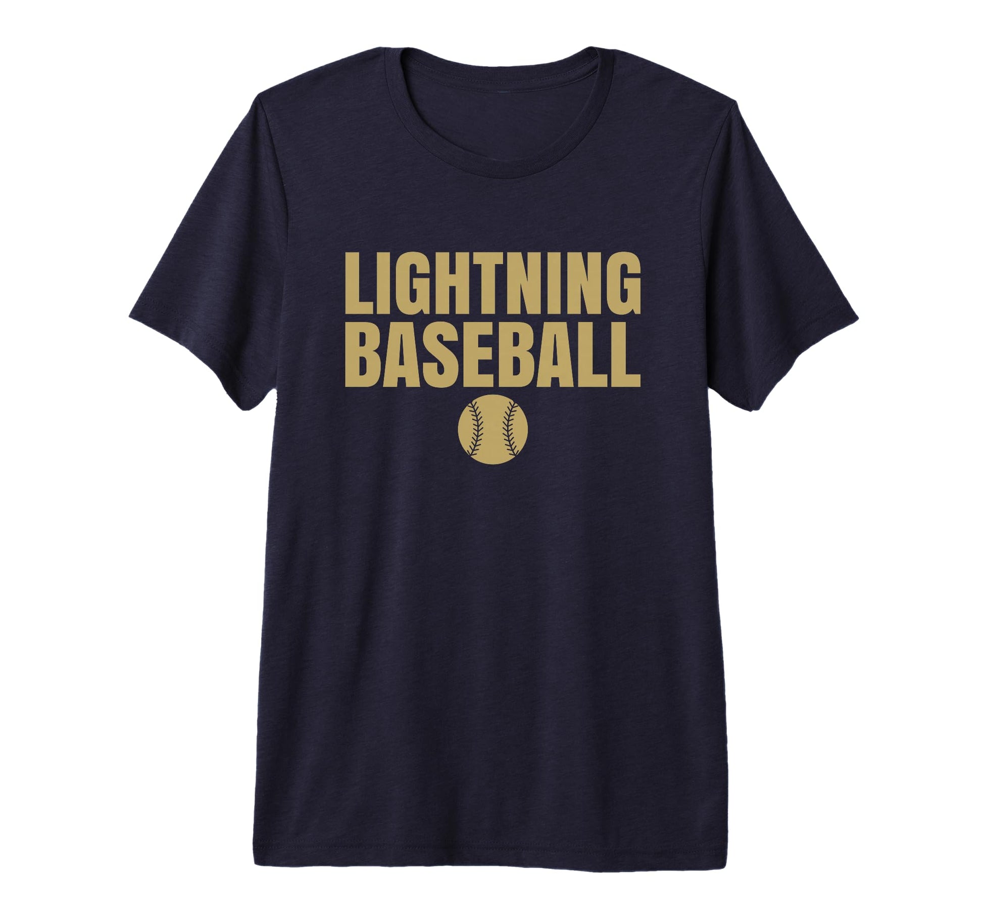 Legacy Lightning Baseball Tri Blend T-Shirt - Graphic Print Men Women - T-Shirt, Sweatshirt, Hoodie