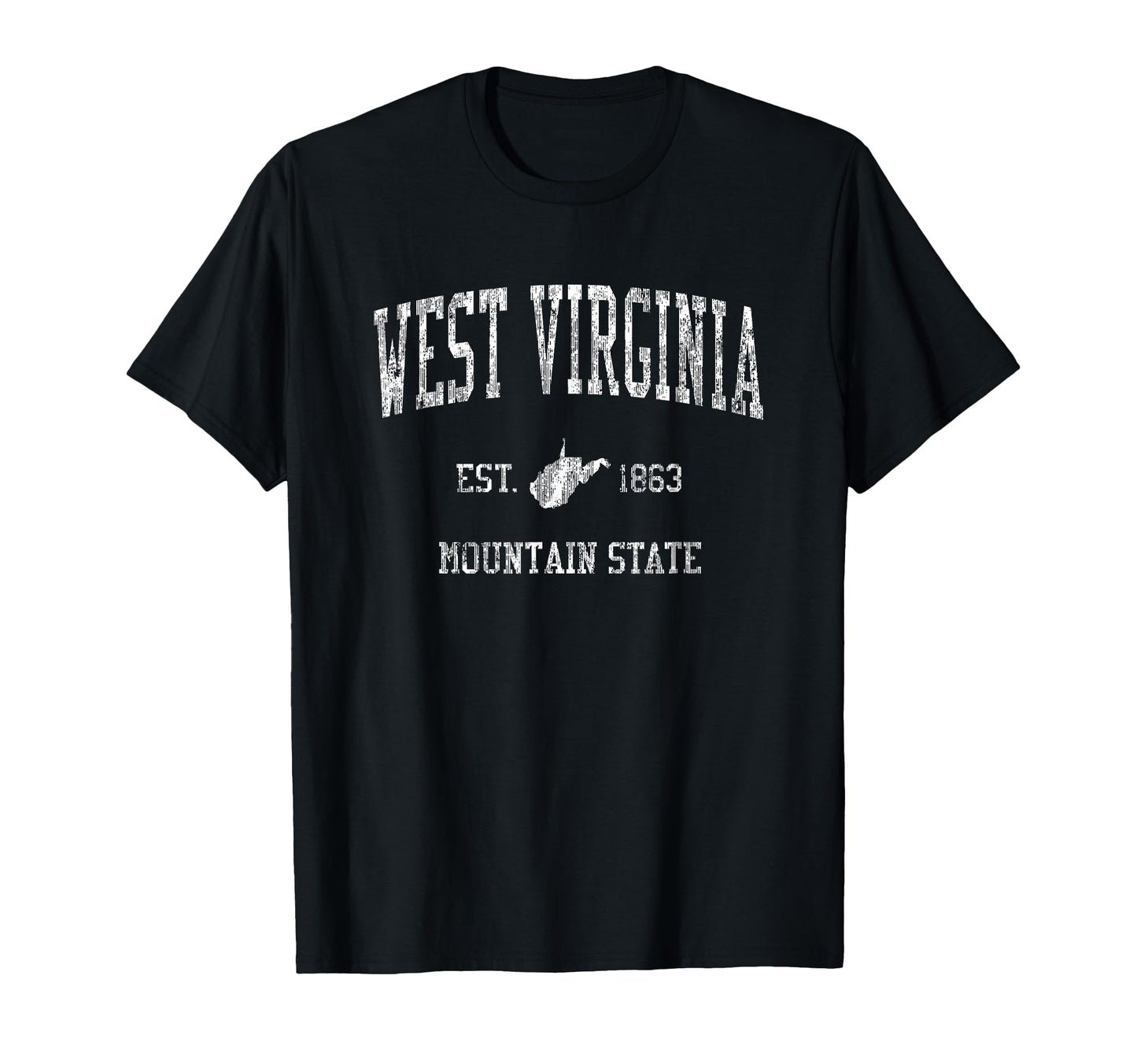West Virginia Sports West Virginian T-Shirt - Custom Art Print for Adults - T-Shirt, Sweatshirt, Hoodie