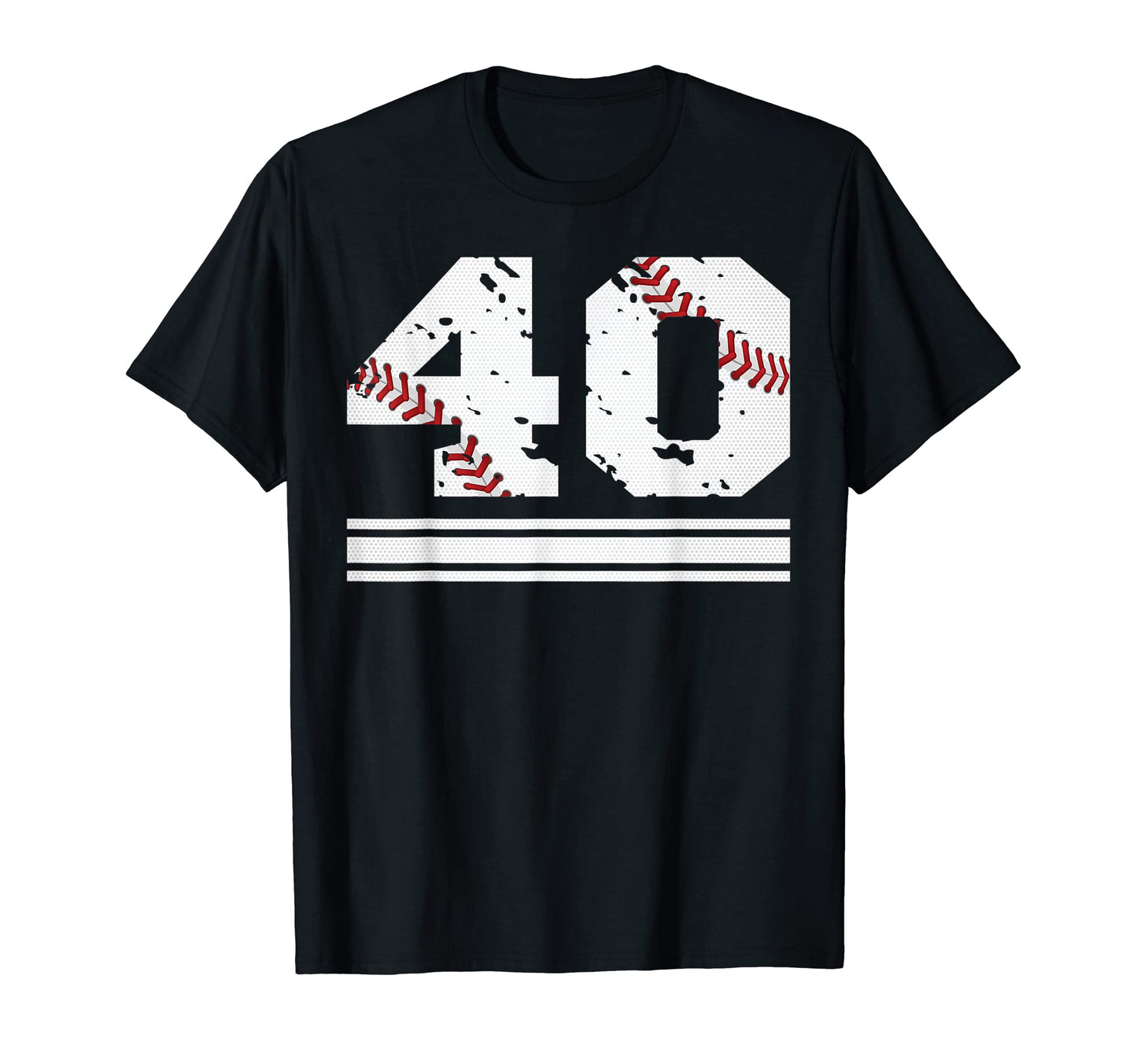 40Th Birthday Baseball Softball 40 Years T-Shirt - Trendy Graphic Unisex - T-Shirt, Sweatshirt, Hoodie