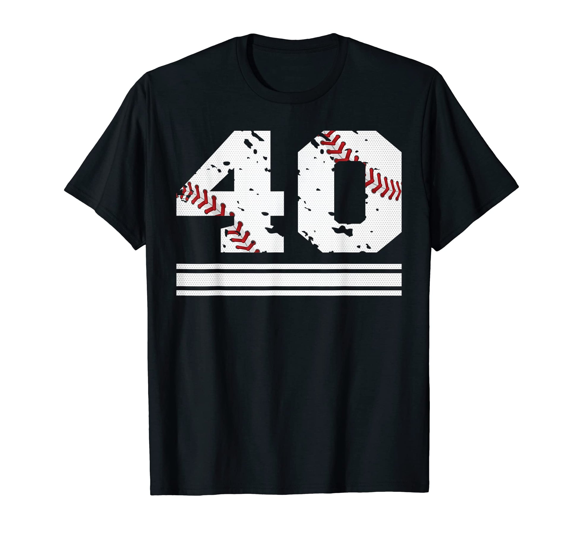 40Th Birthday Baseball Softball 40 Years T-Shirt - Trendy Graphic Unisex - T-Shirt, Sweatshirt, Hoodie